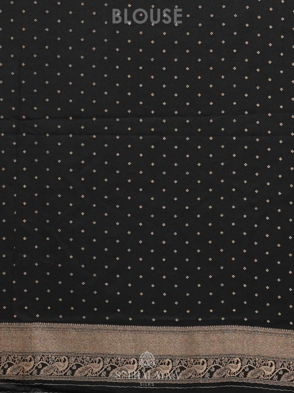 Black Banaras Silk Saree