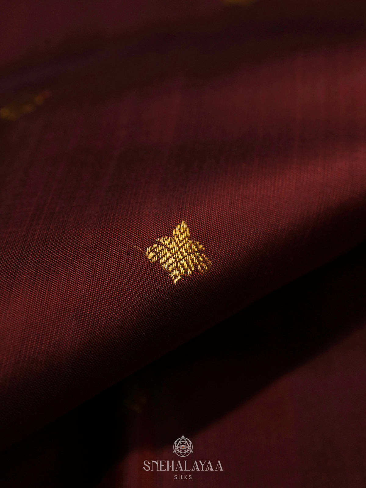 Maroon Kanjivaram Silk Saree