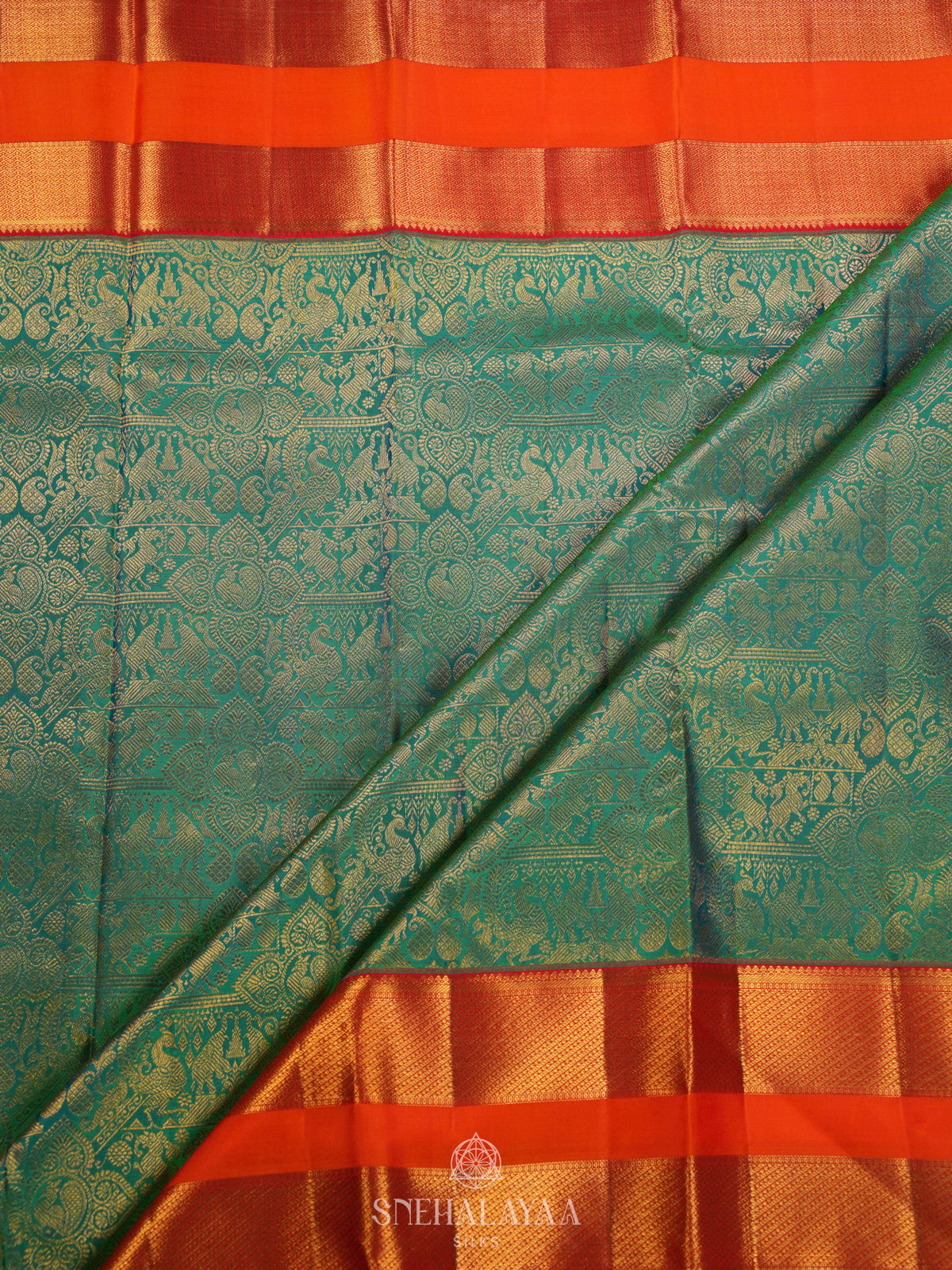 Green Kanjivaram Silk Saree