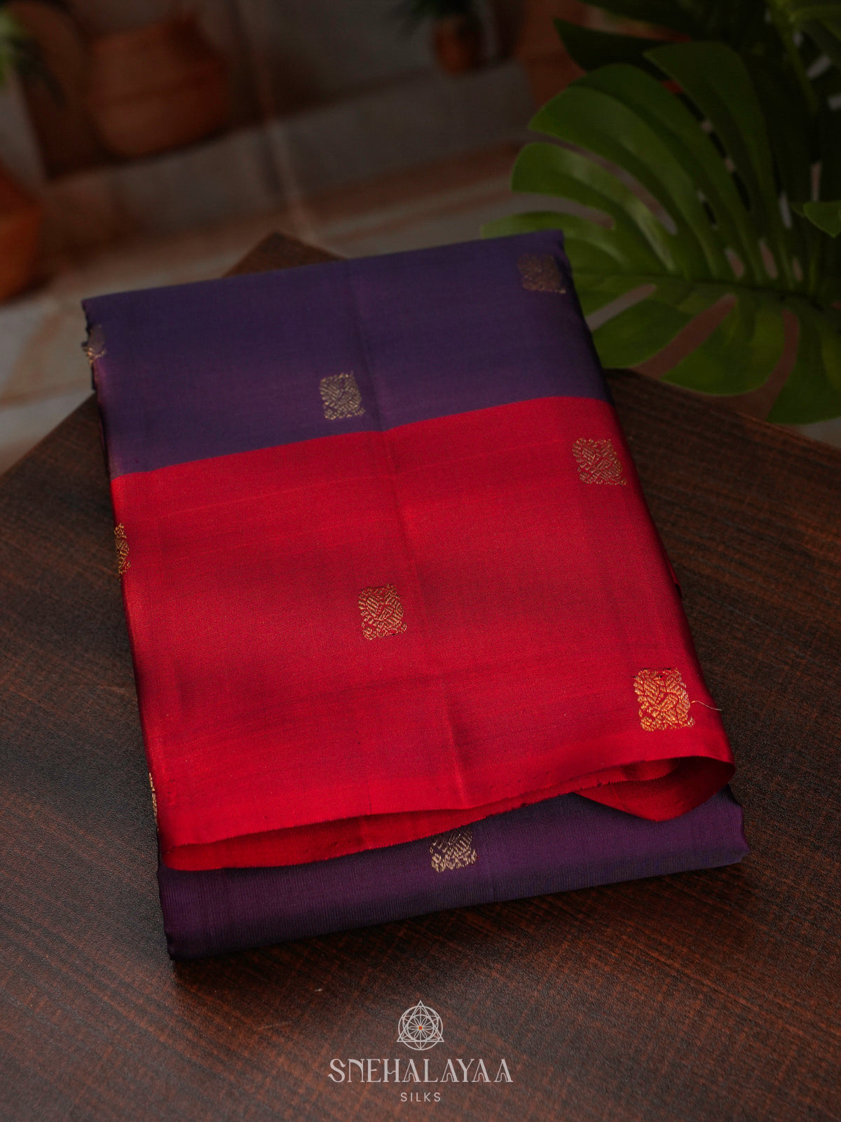 Purple Kanjivaram Silk Saree