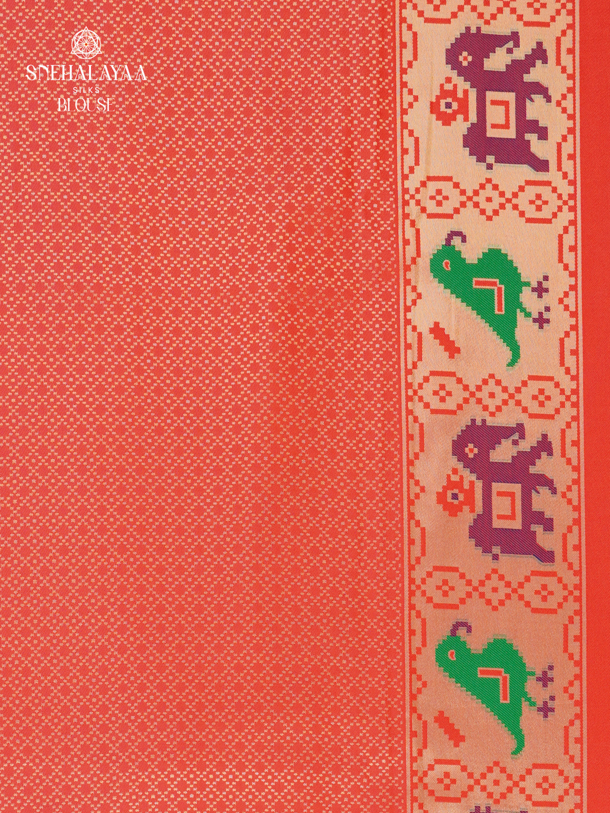 Cream Tissue Paithani Saree