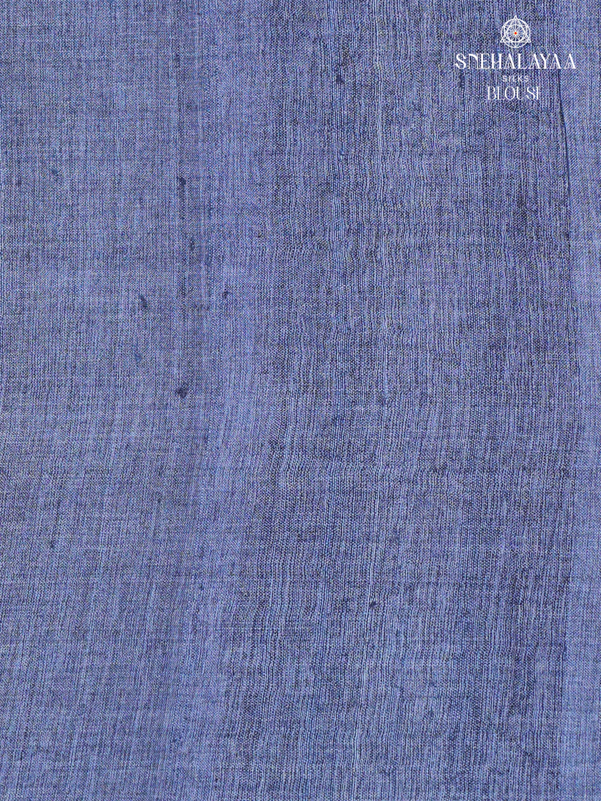 Greyish Blue Tussar Silk Saree