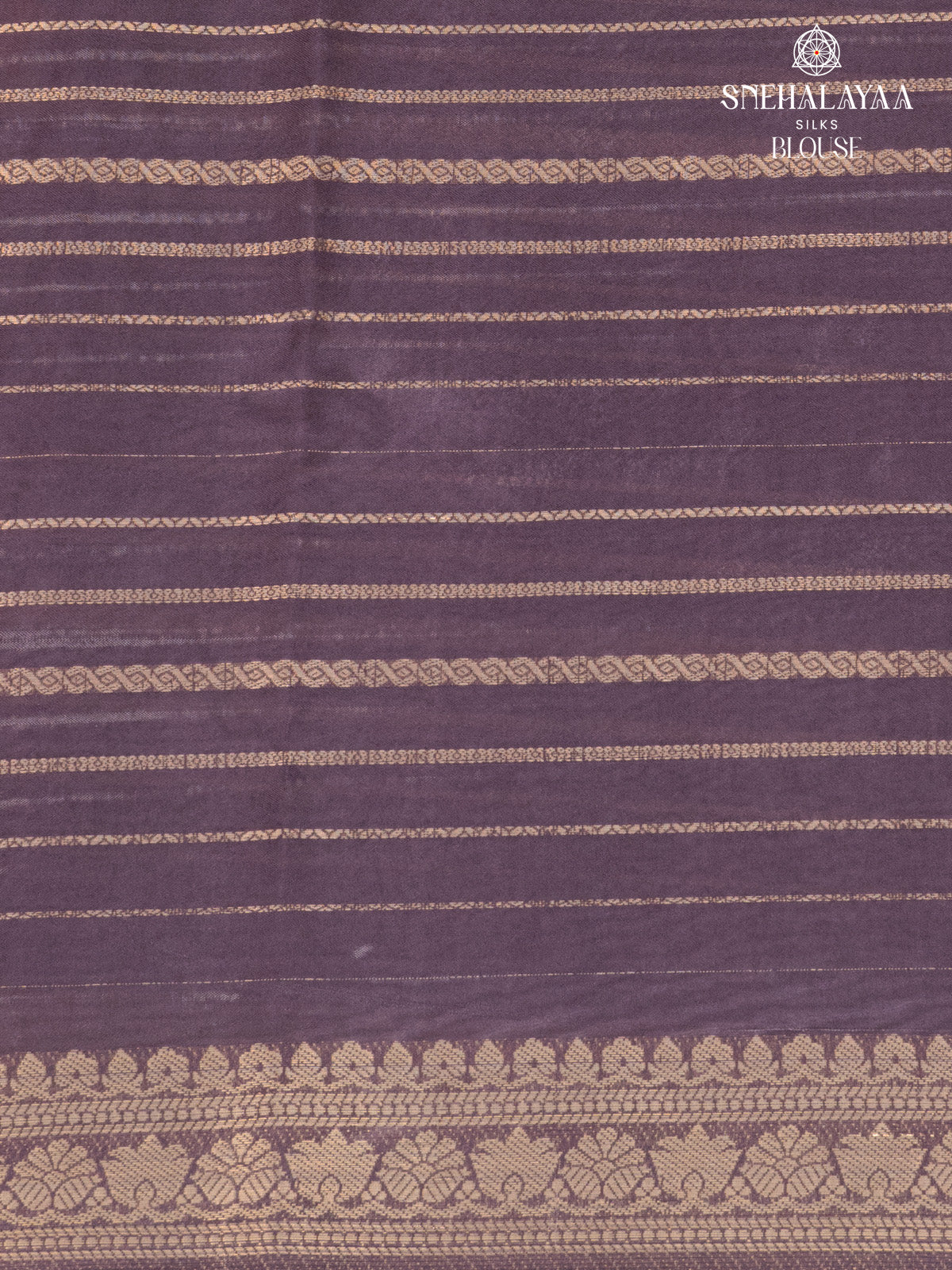 Mustard Orange Printed Mysore Silk Saree