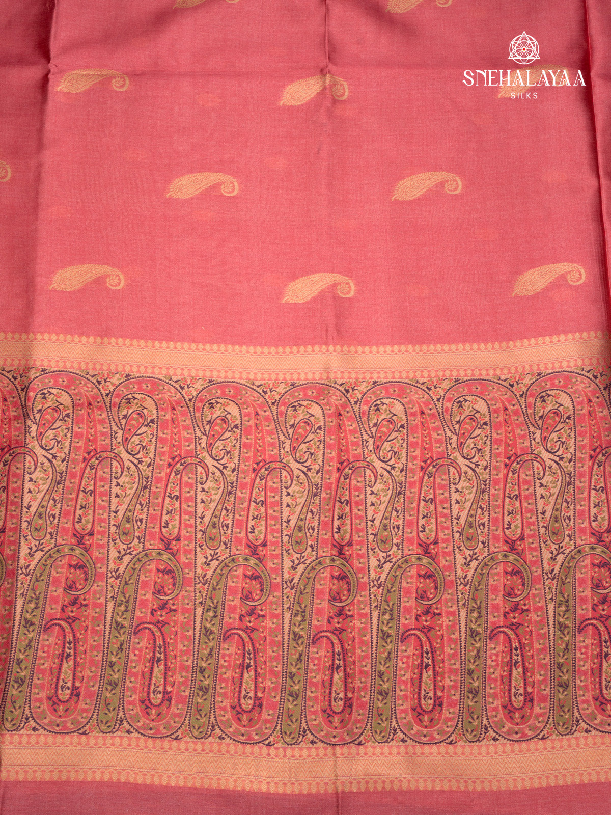 Pink Jute Saree