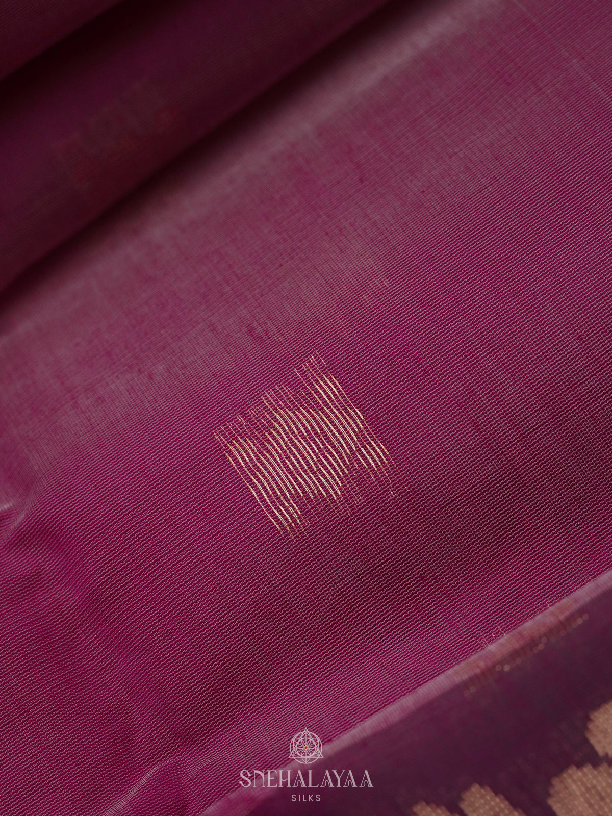 Purple Kanchi Silk Cotton Saree