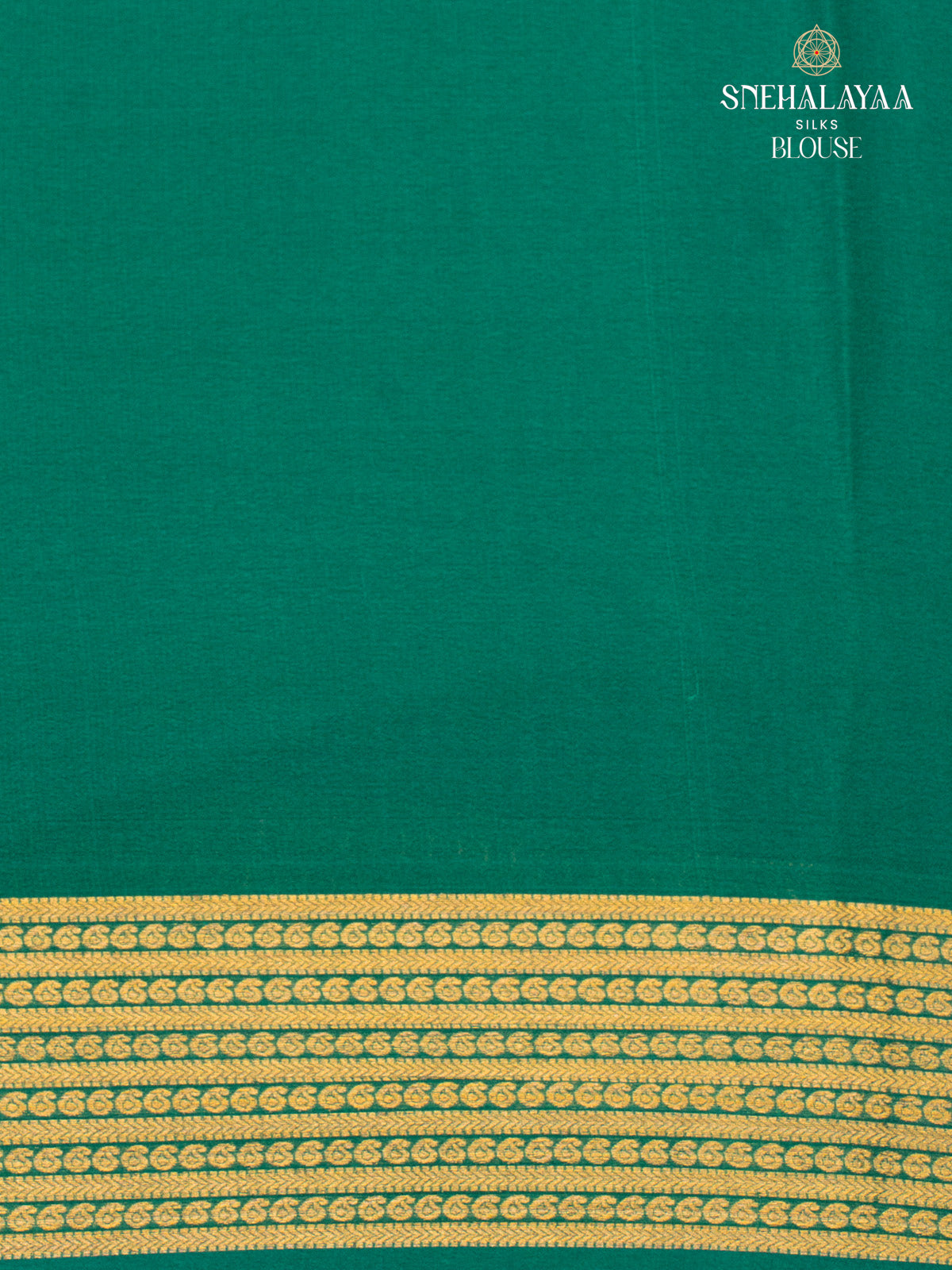 Blue Mysore Silk Saree