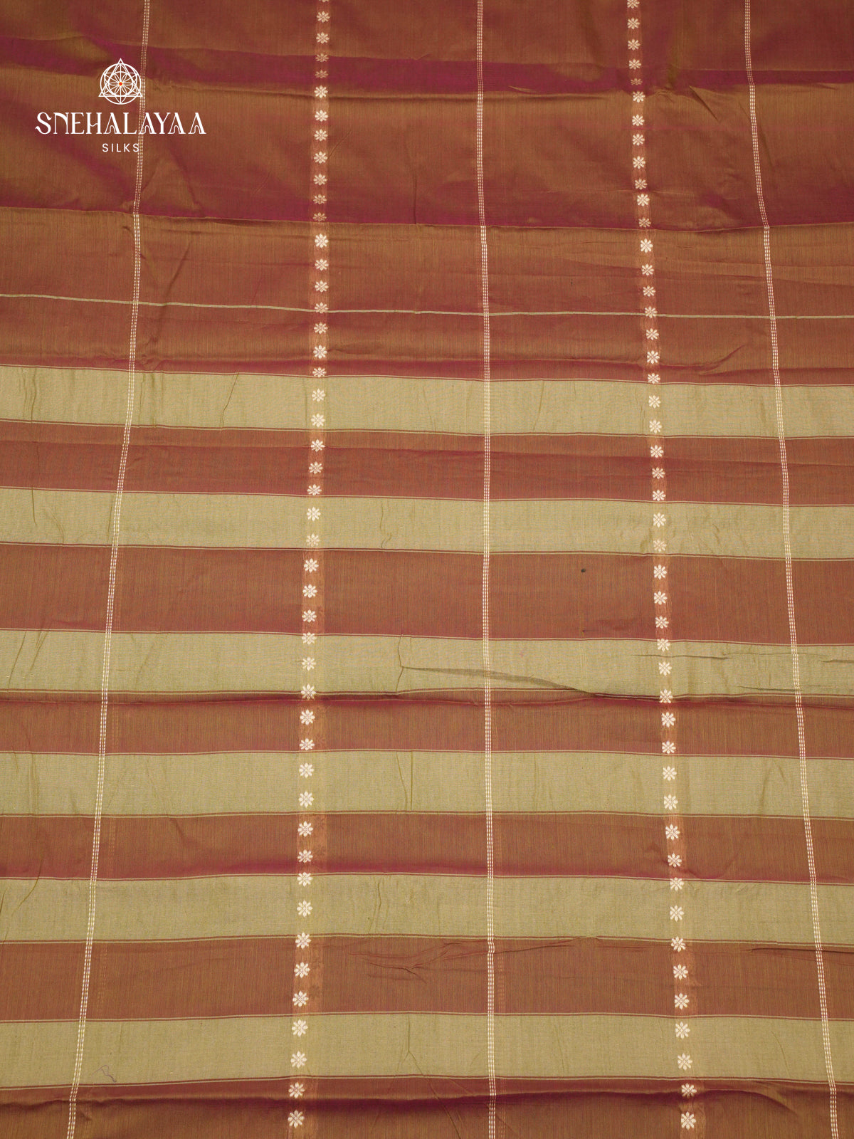 Brown Narayanpet Cotton Saree