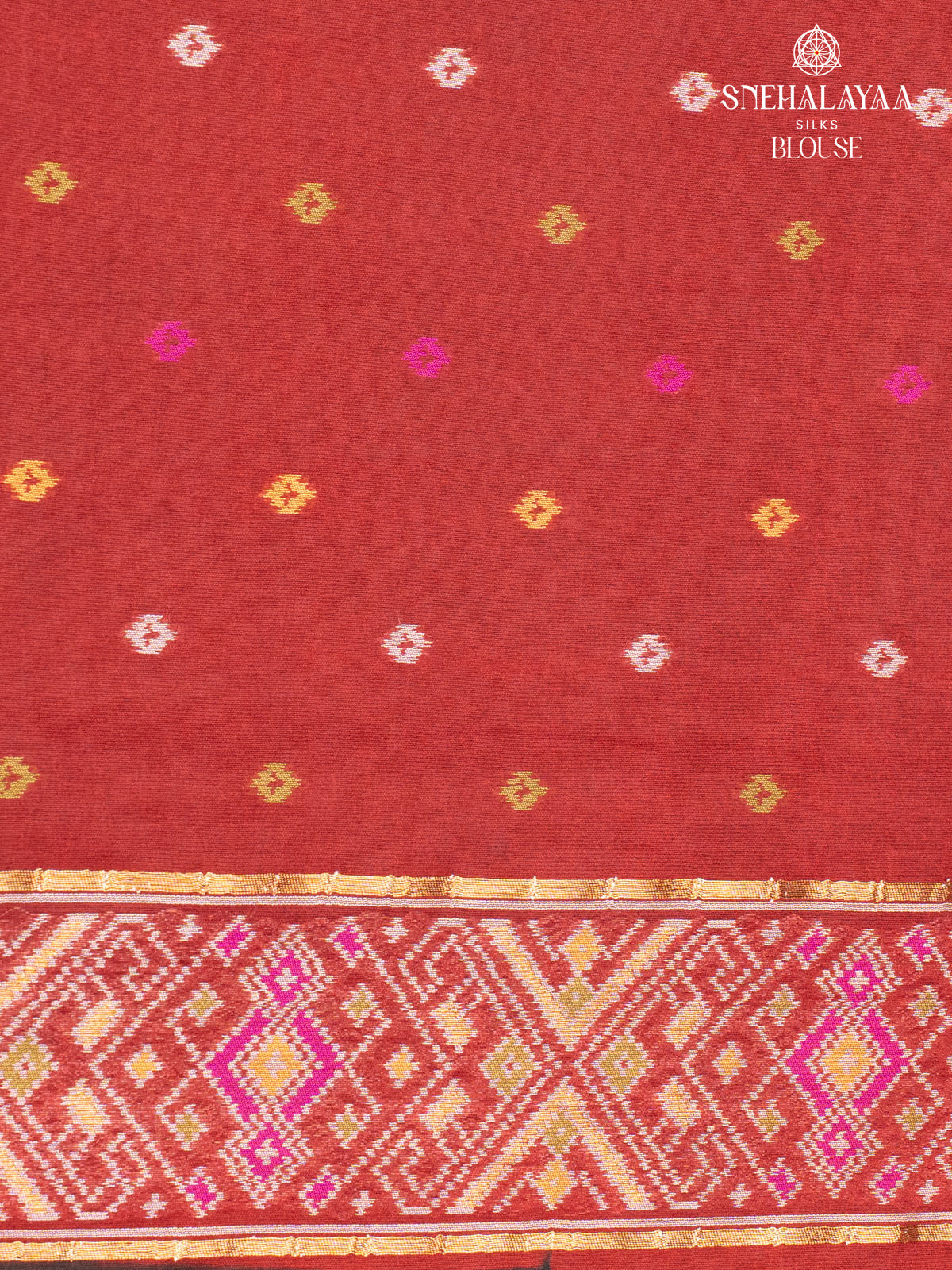 Black Ikat Silk Saree