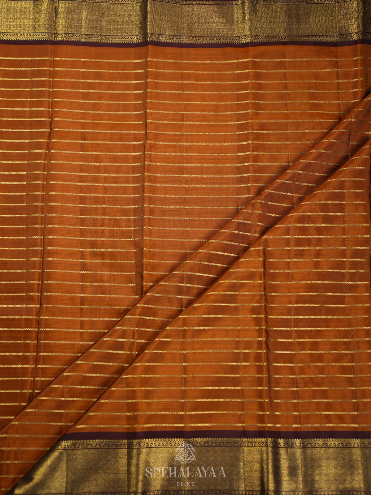 Mustard Kanjivaram Silk Saree