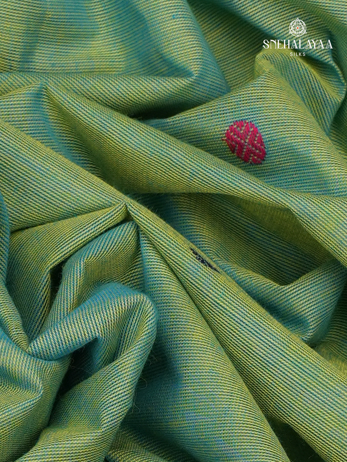 Mint Green Kanchi Cotton Saree