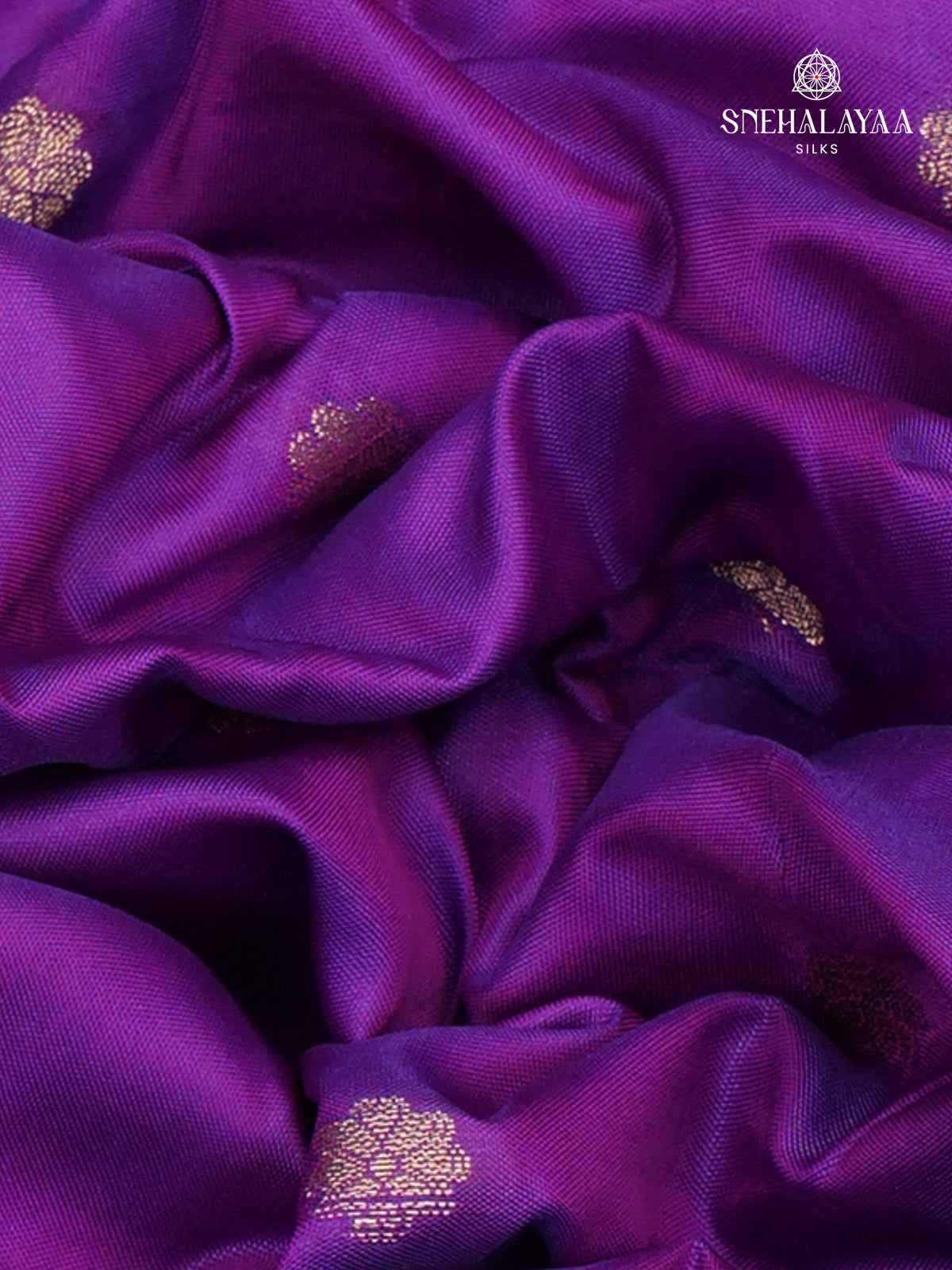 Violet Banaras Paithani Saree