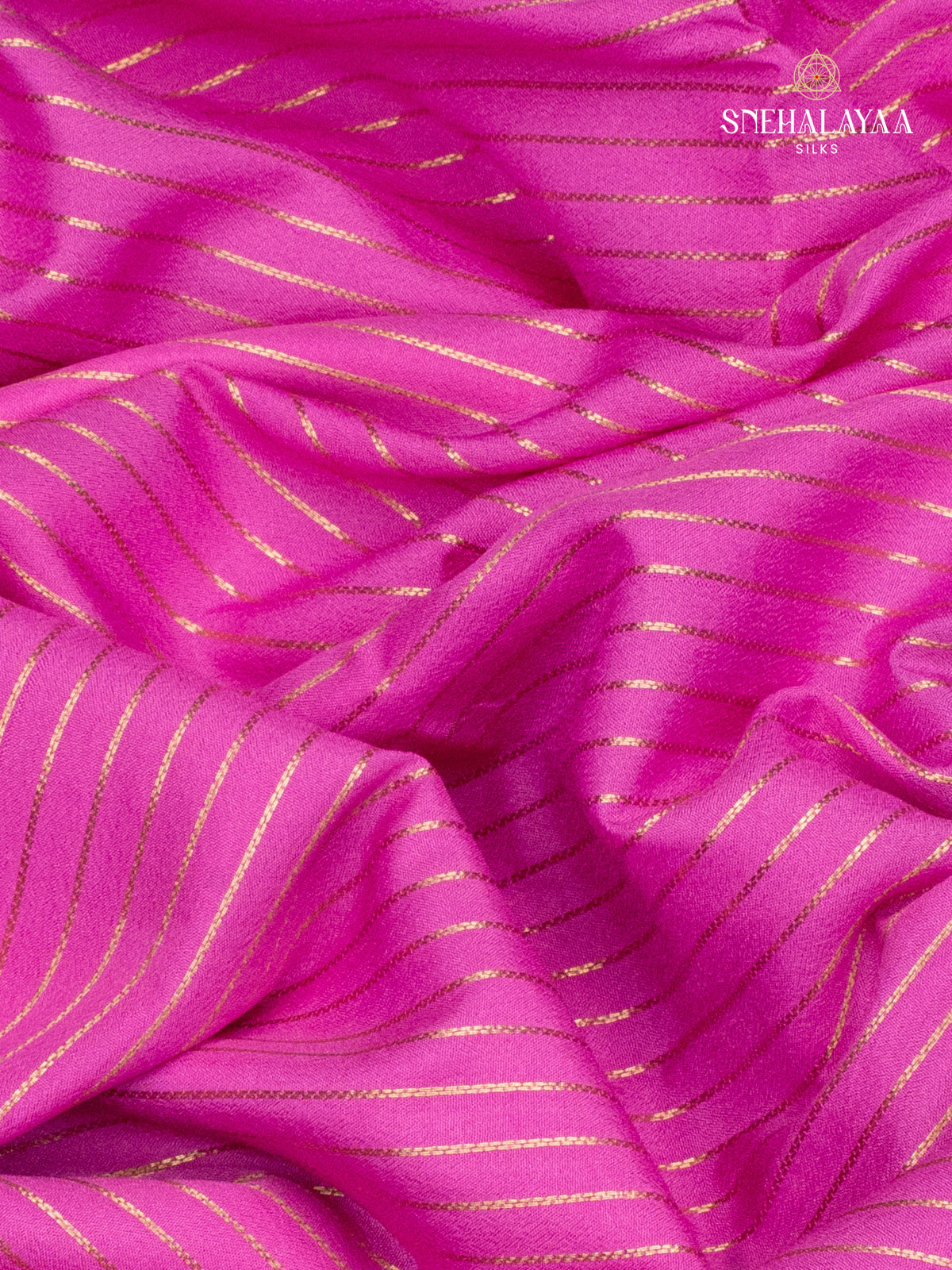 Lotus Pink Mysore Silk Saree