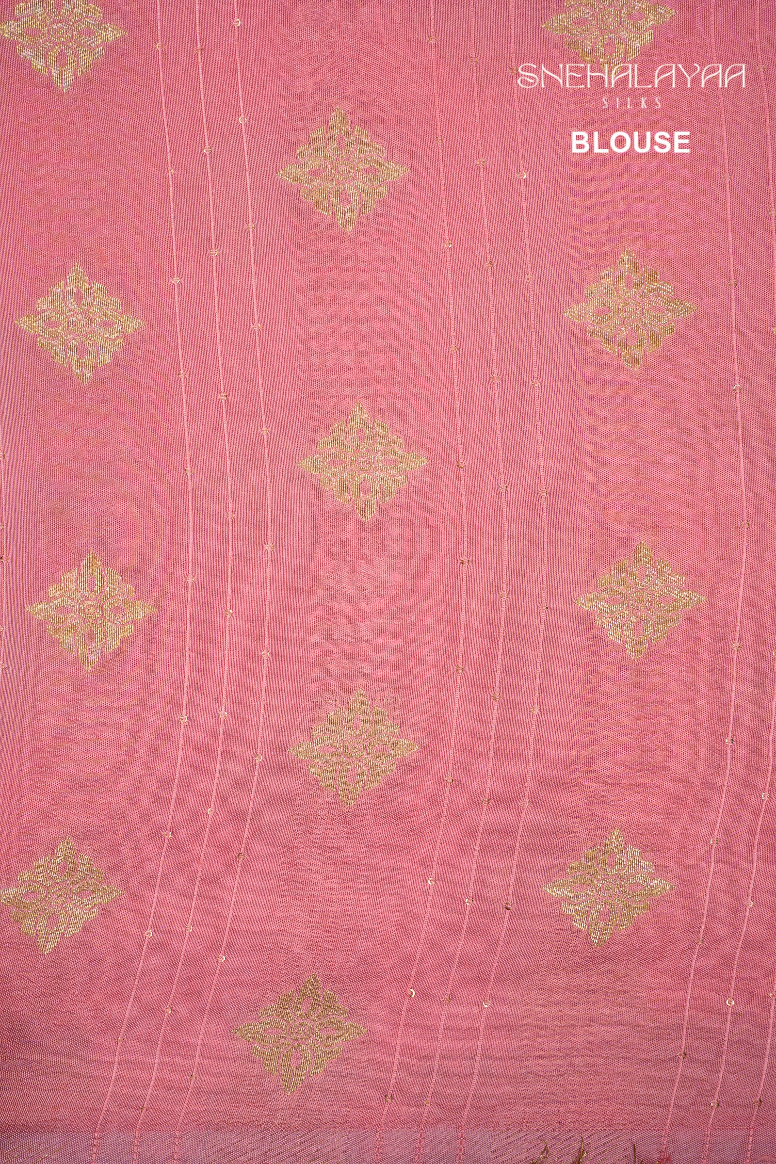 Fuchsia Pink Banaras Crepe Saree