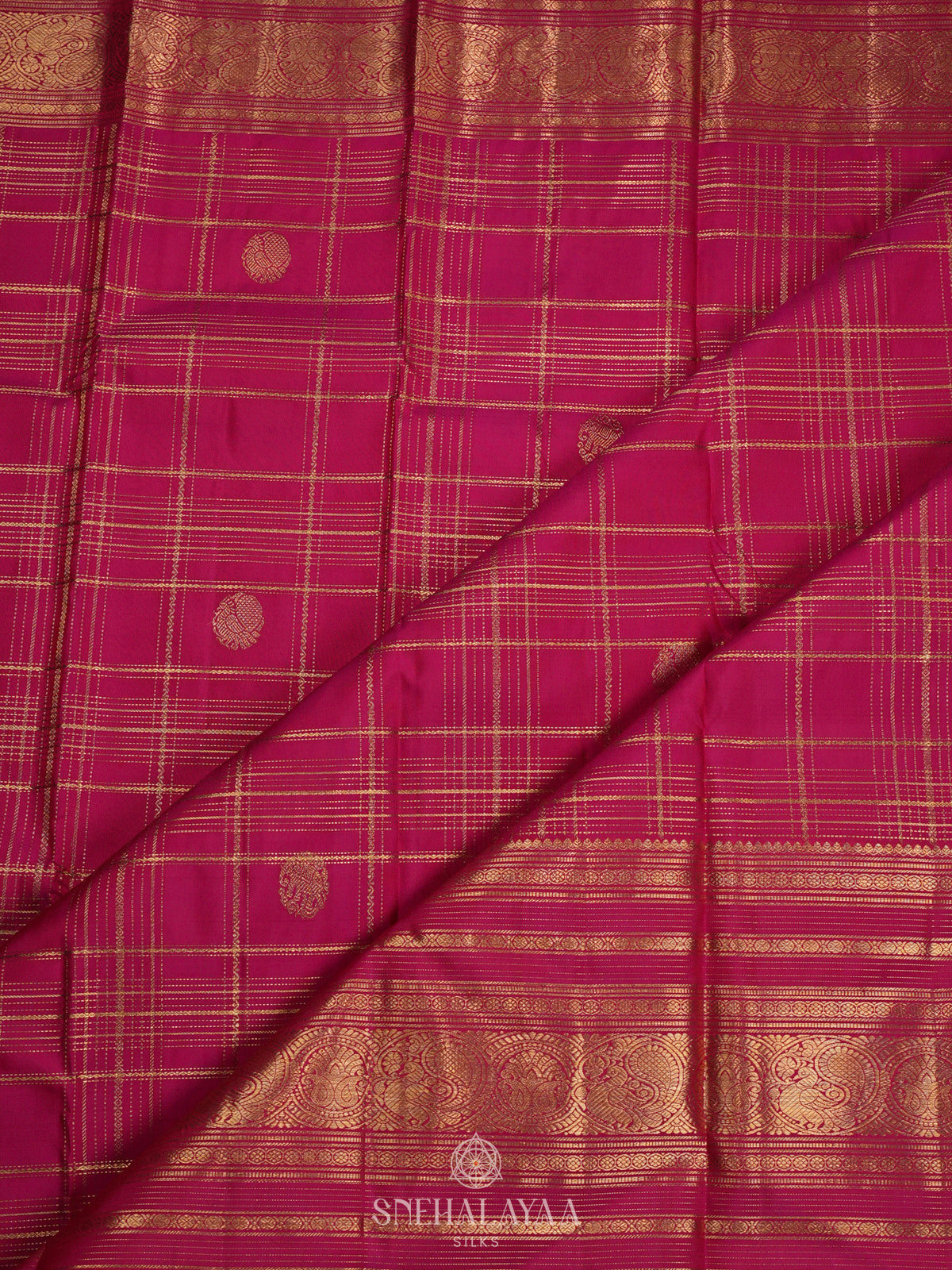 Pink Kanjivaram Silk Saree