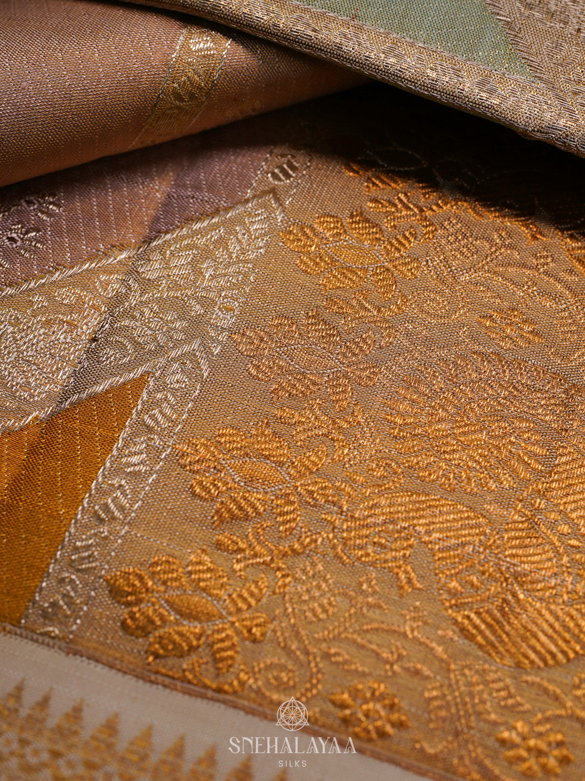 Yellow Kanjivaram Silk Saree