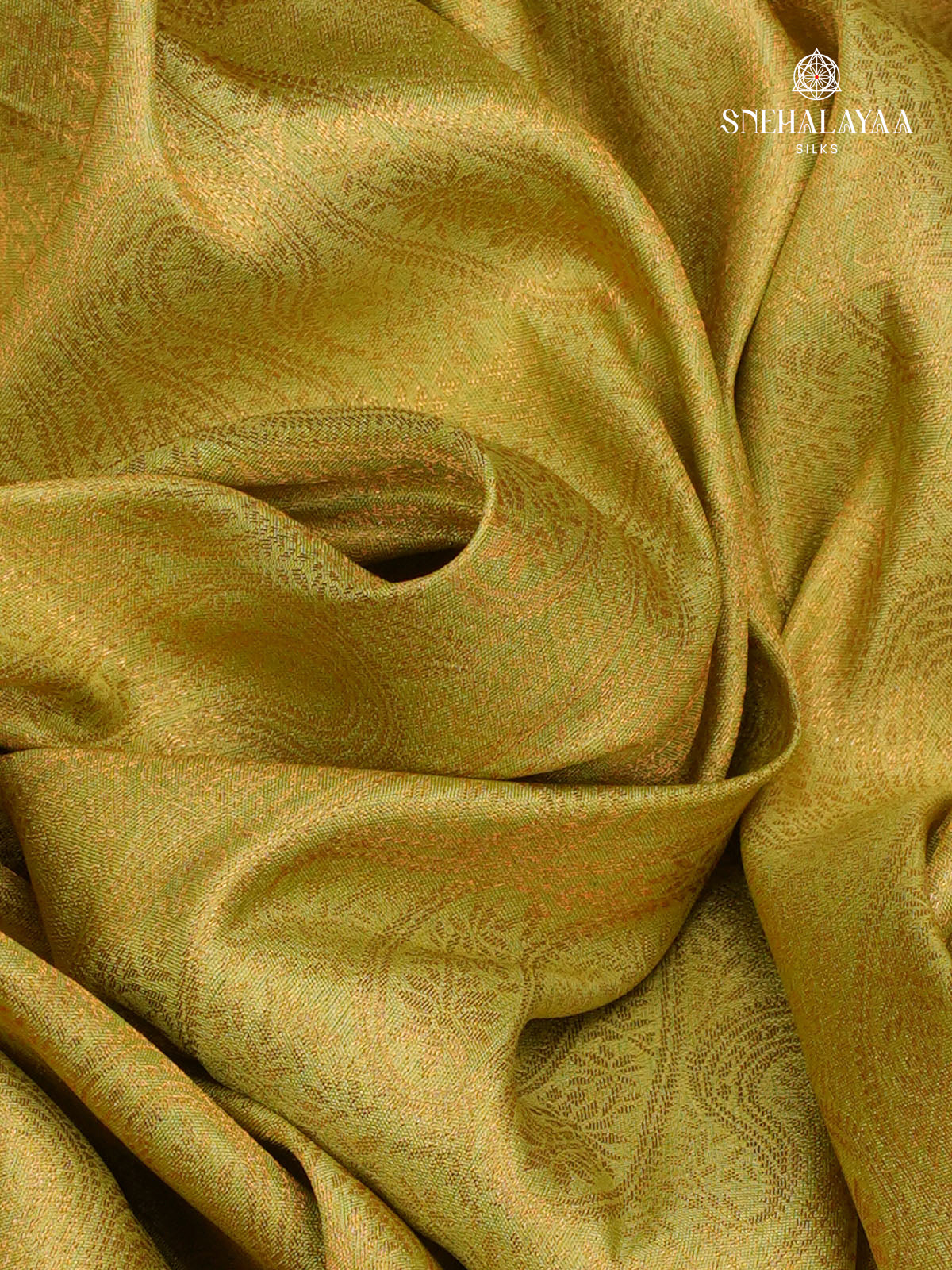 Lime Green Soft Silk Saree