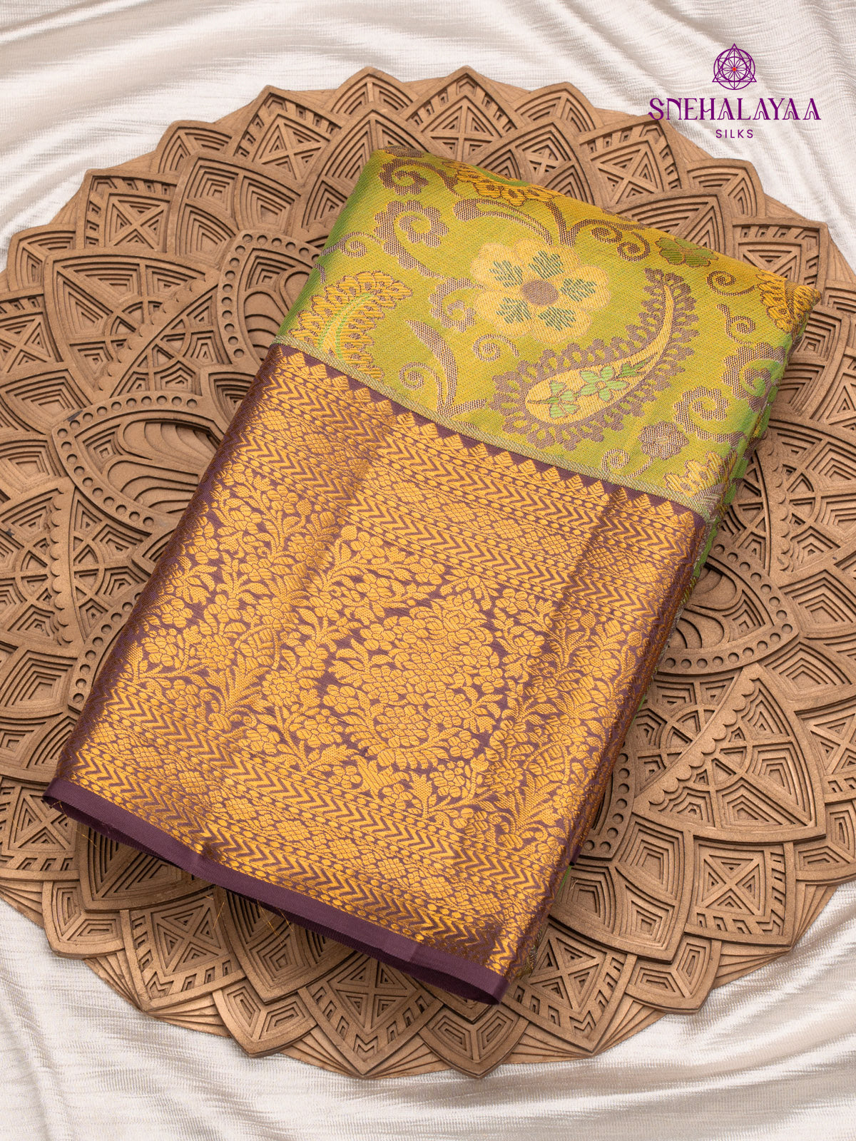 Green Tissue Kanjivaram Silk Saree