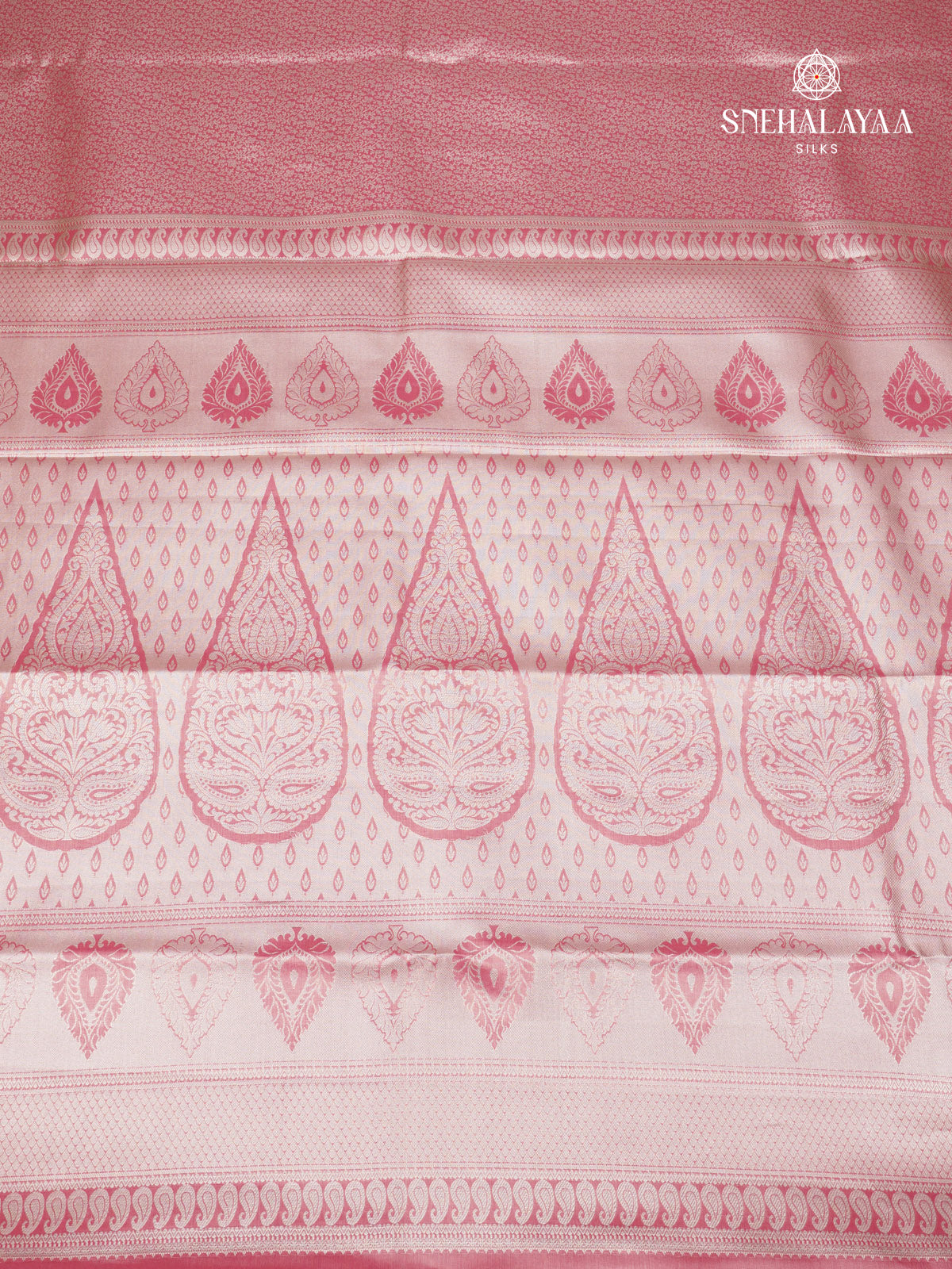 Pastel Pink Art Silk Saree