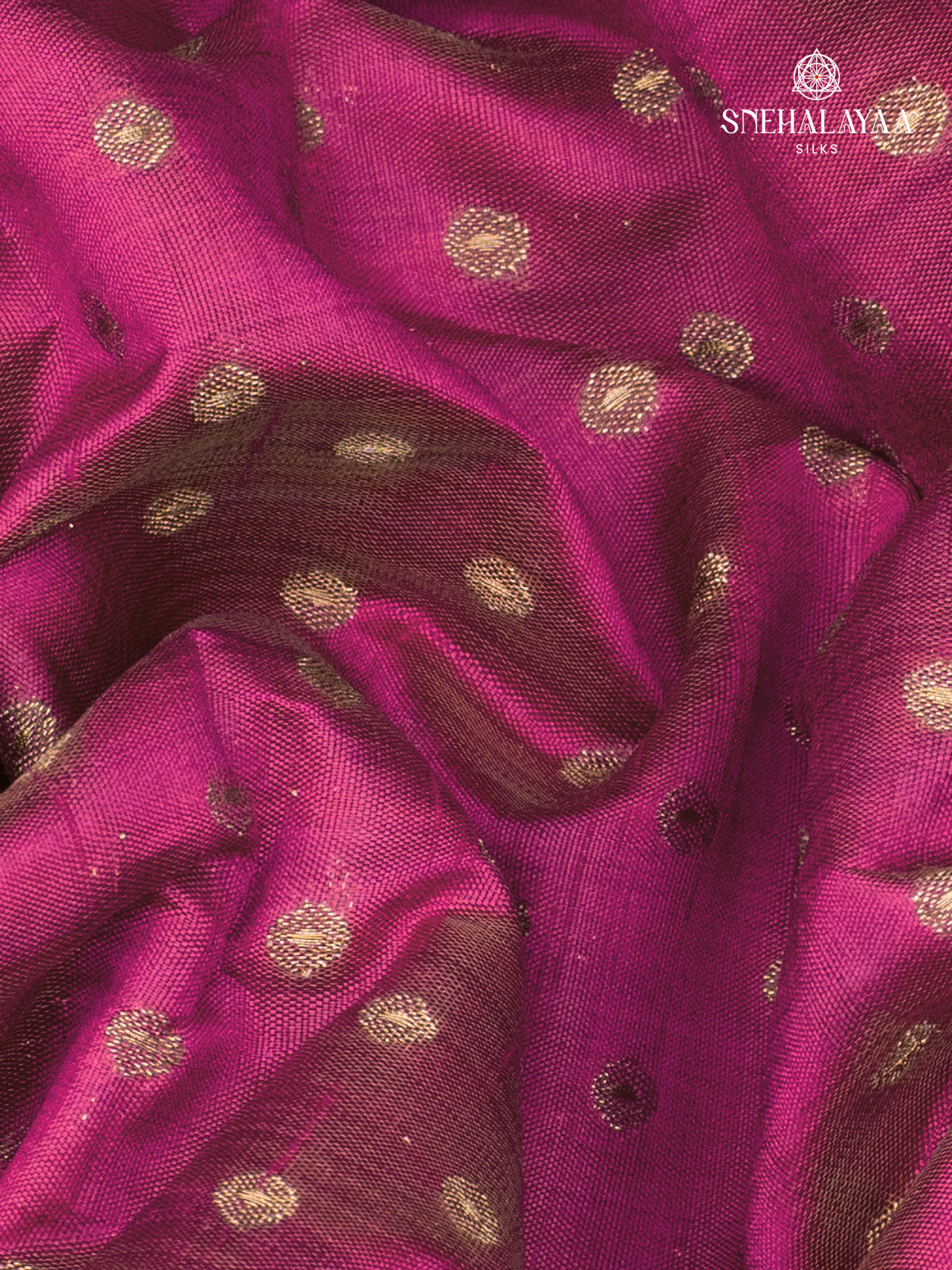 Magenta Raw Silk Saree