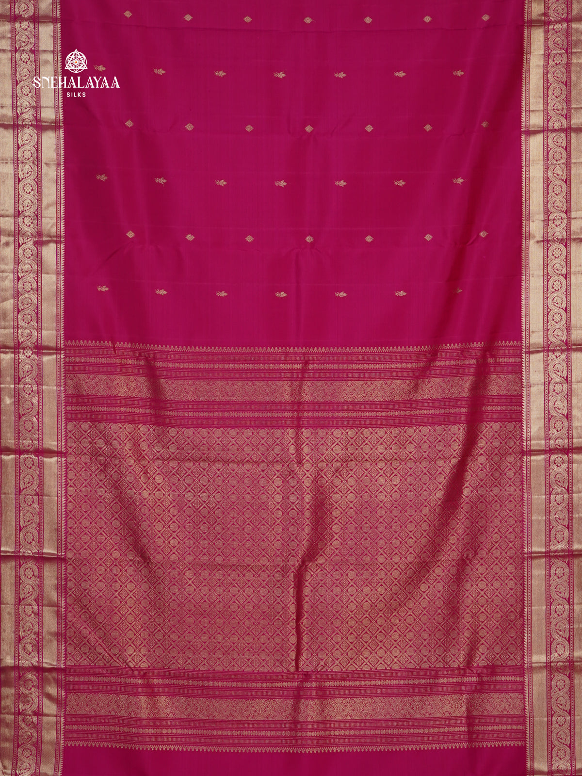Pink Kanjivaram Silk Saree