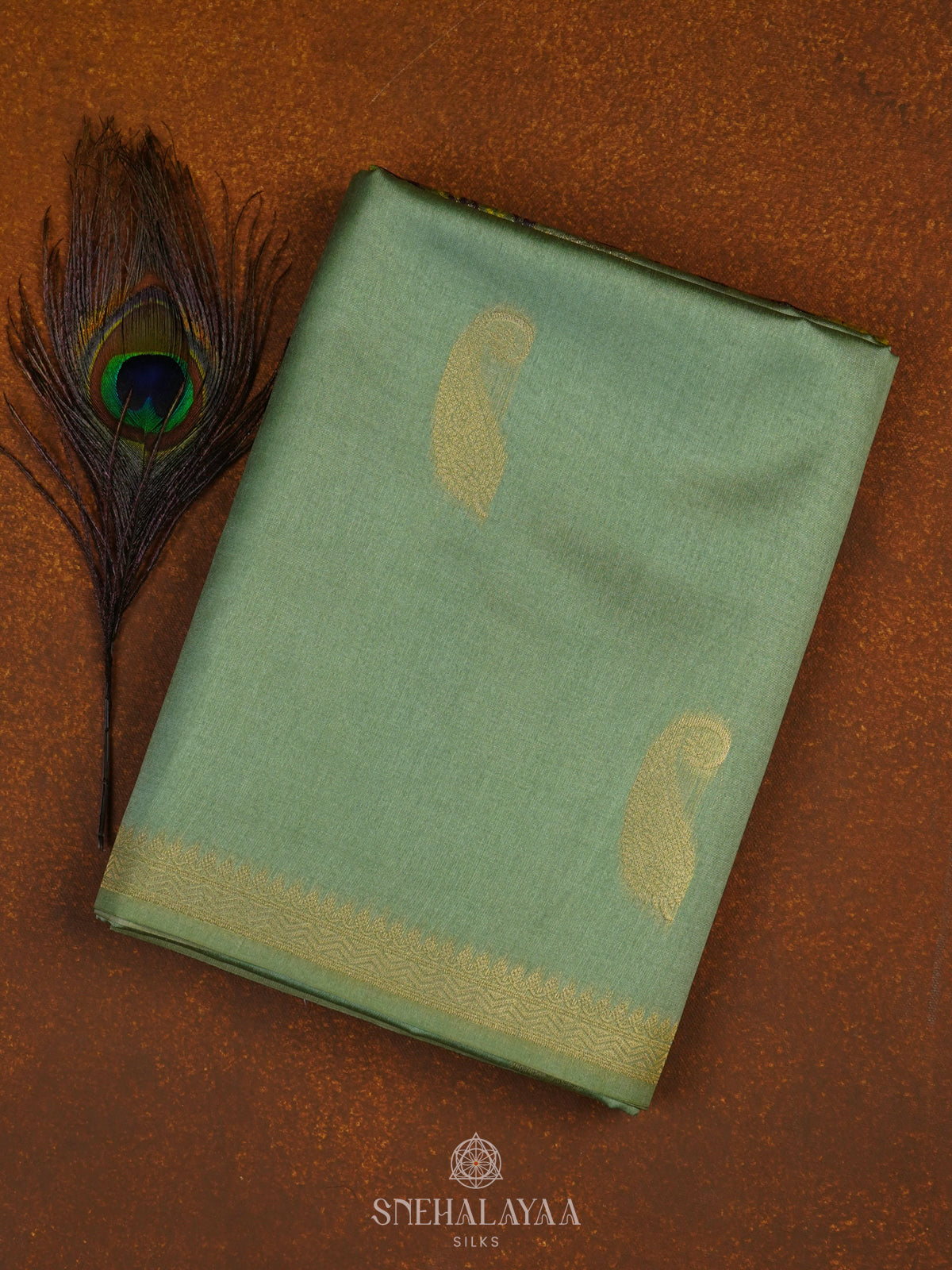 Green Jute Saree