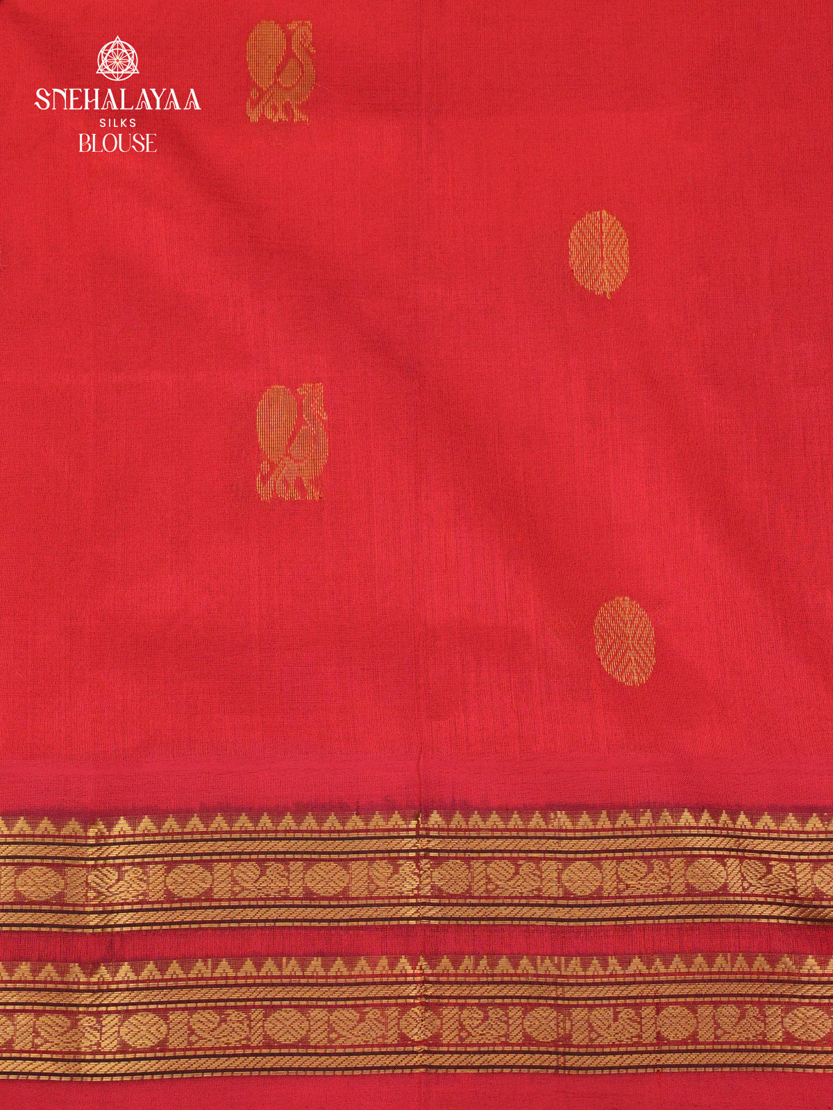 Mustard Yellow Kuppadam Silk Cotton Saree