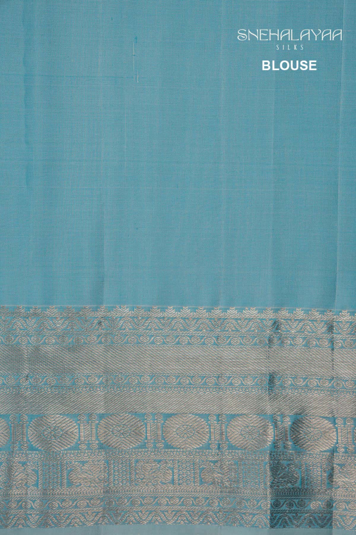 Blue Kancheevaram Wedding Silk Saree