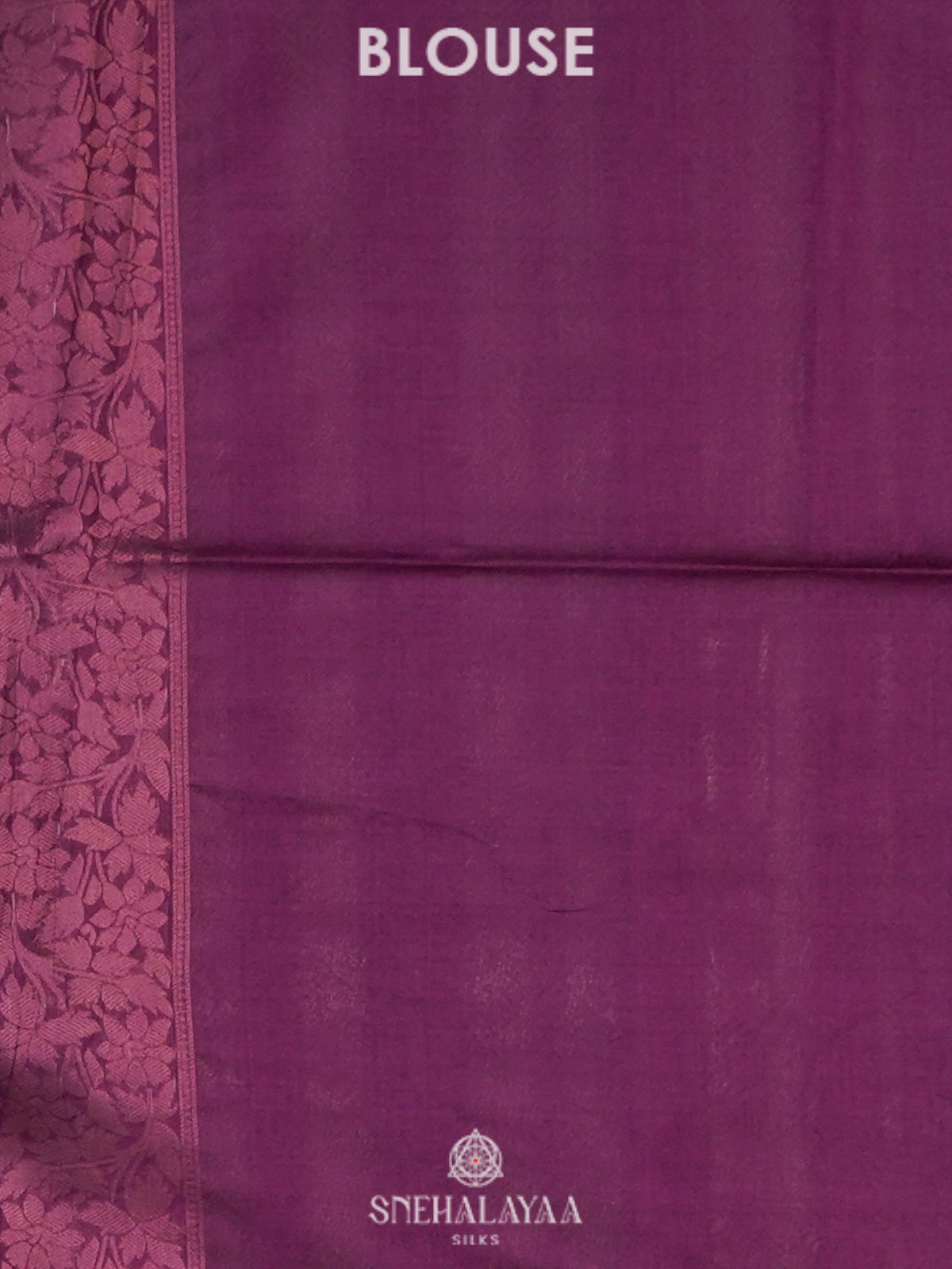 Beige With Purple Border Tussar Saree
