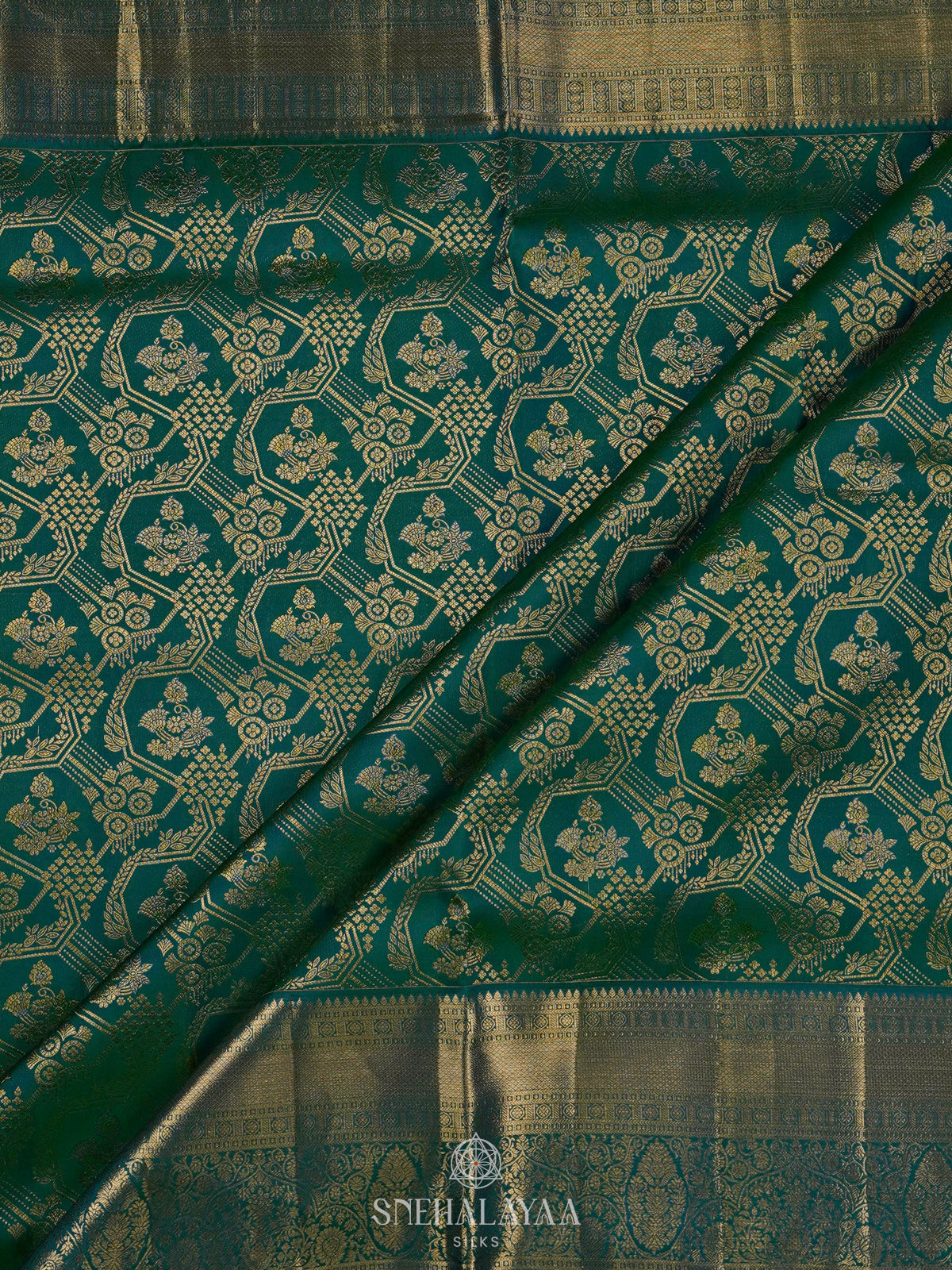 Green Kanjivaram Silk Saree