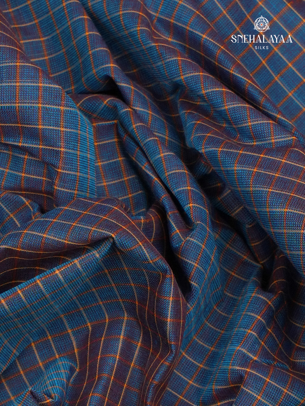 Blue Kanchi Cotton Saree