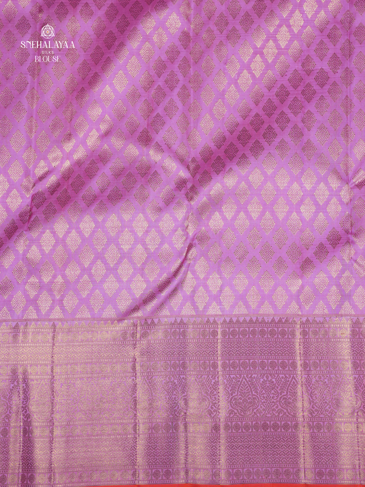 Lavender Kanjivaram Silk Saree