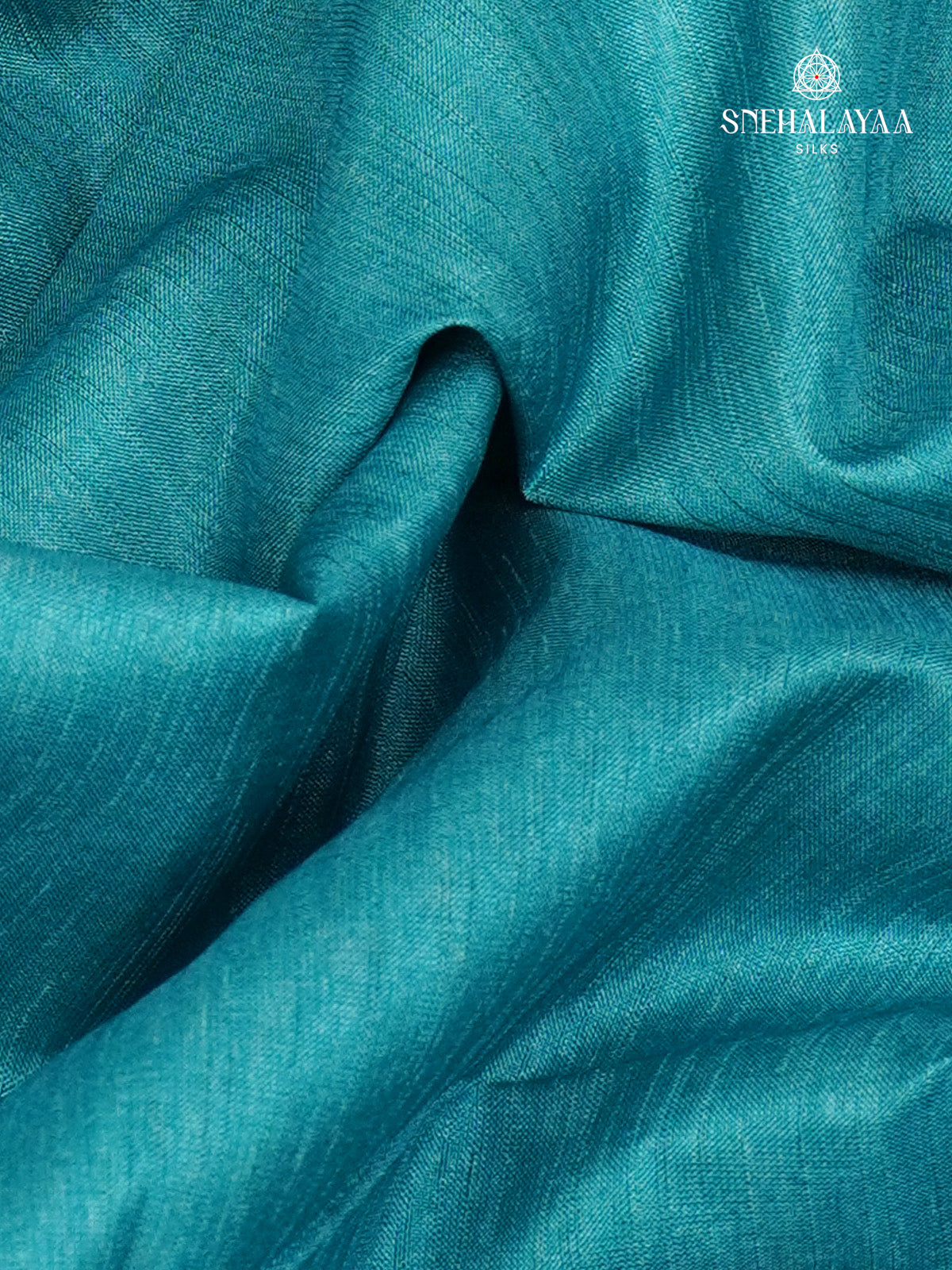 Sky Tussar Embroidery Saree