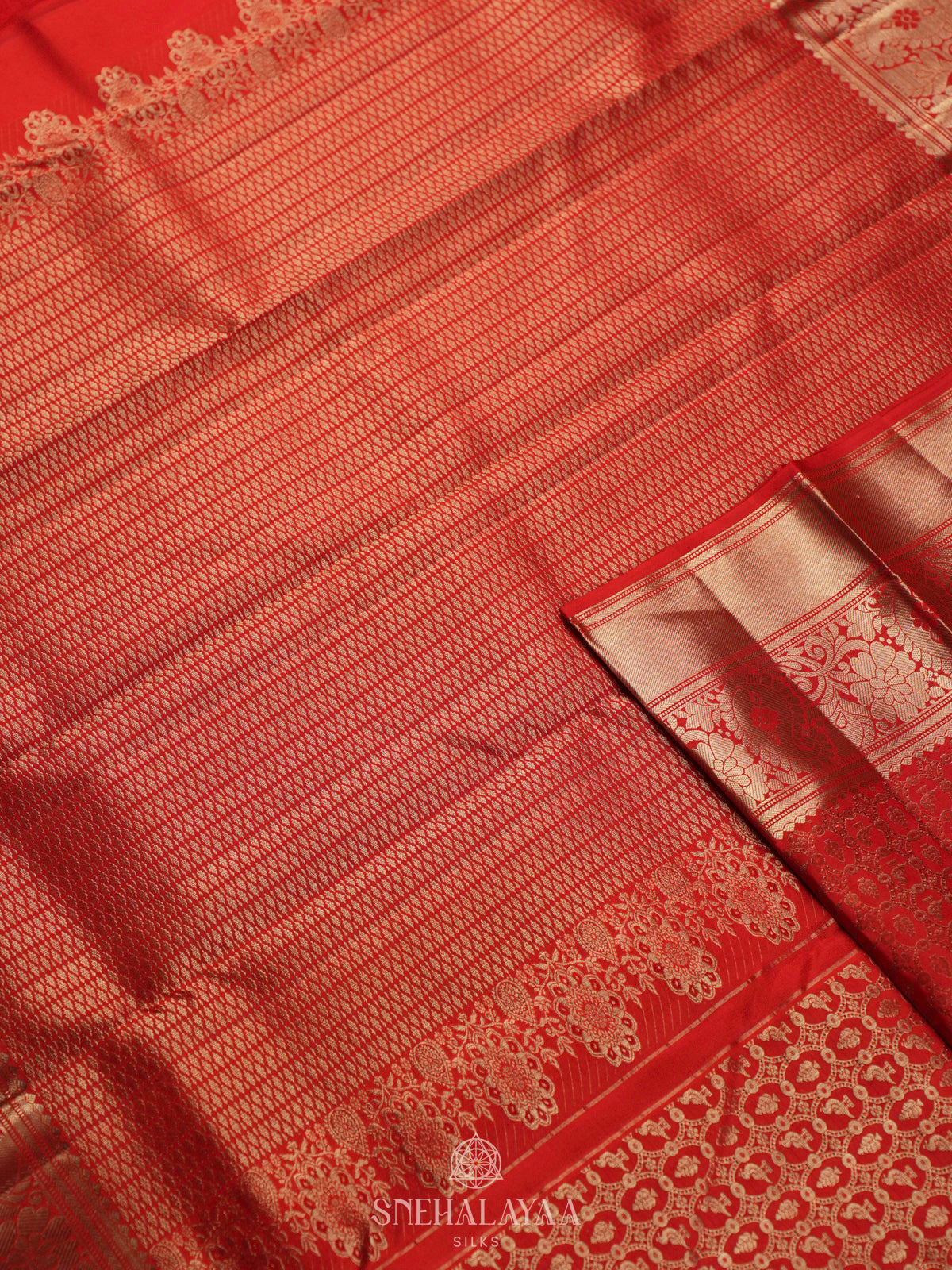 Red Kanjivaram Silk Saree