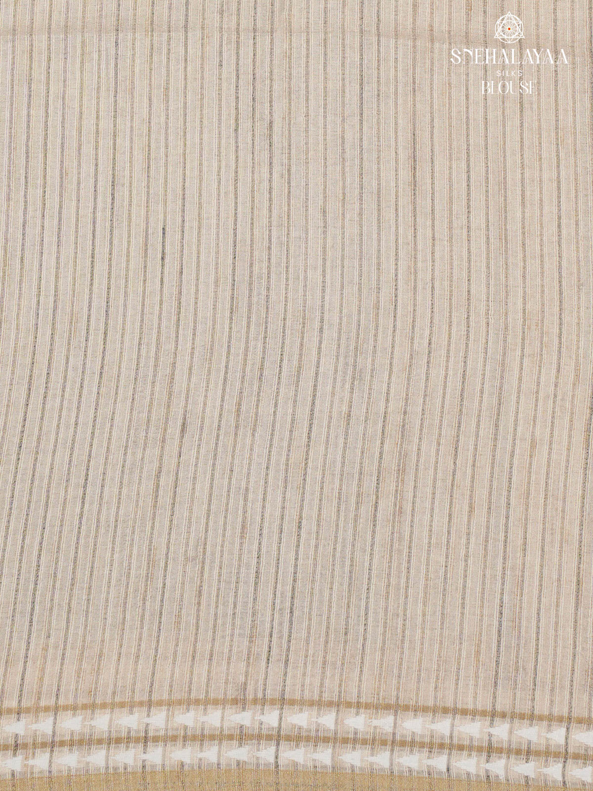 Grey Floral Printed Tussar Saree