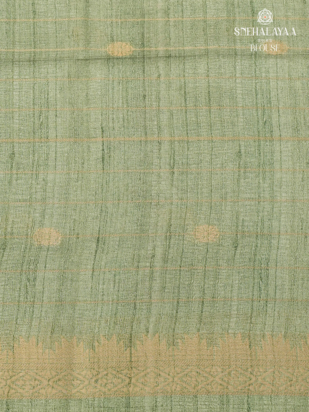 Teal Green Kalamkari Tussar Saree