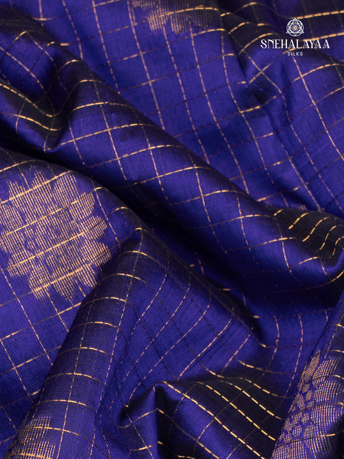 Navy Blue Kanchi Silk Cotton Saree