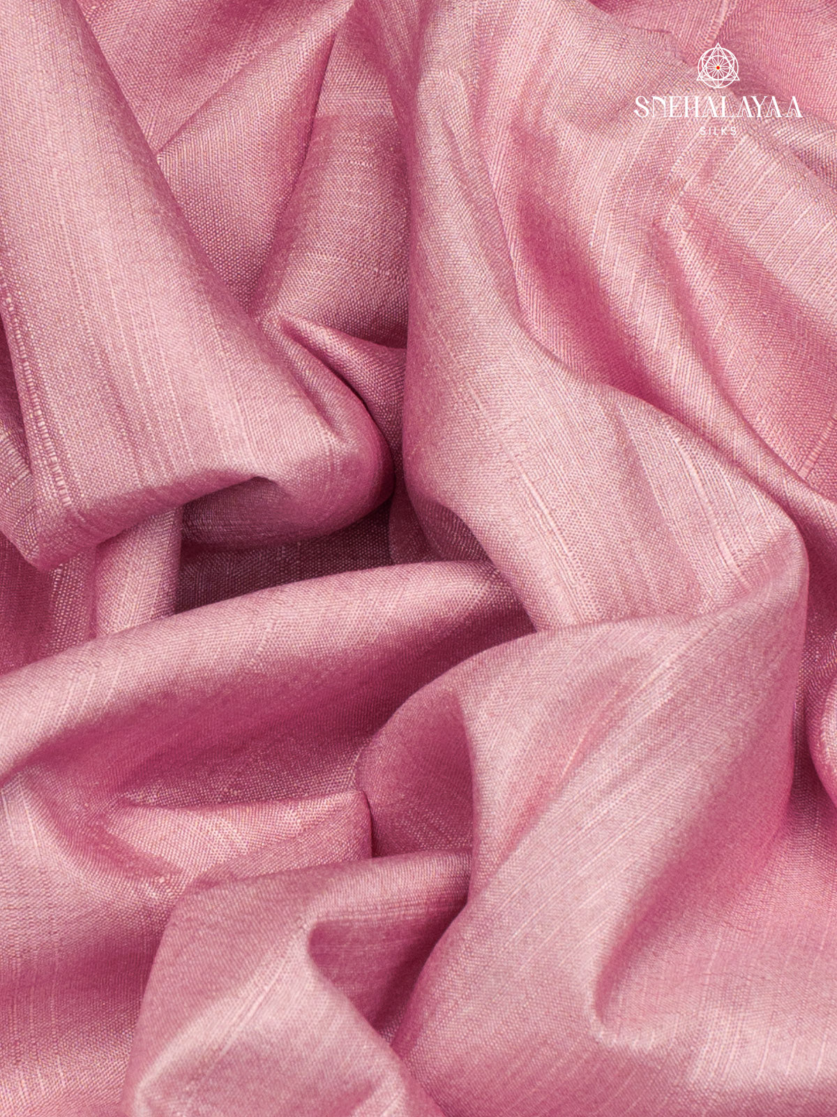 Pink Tussar Saree