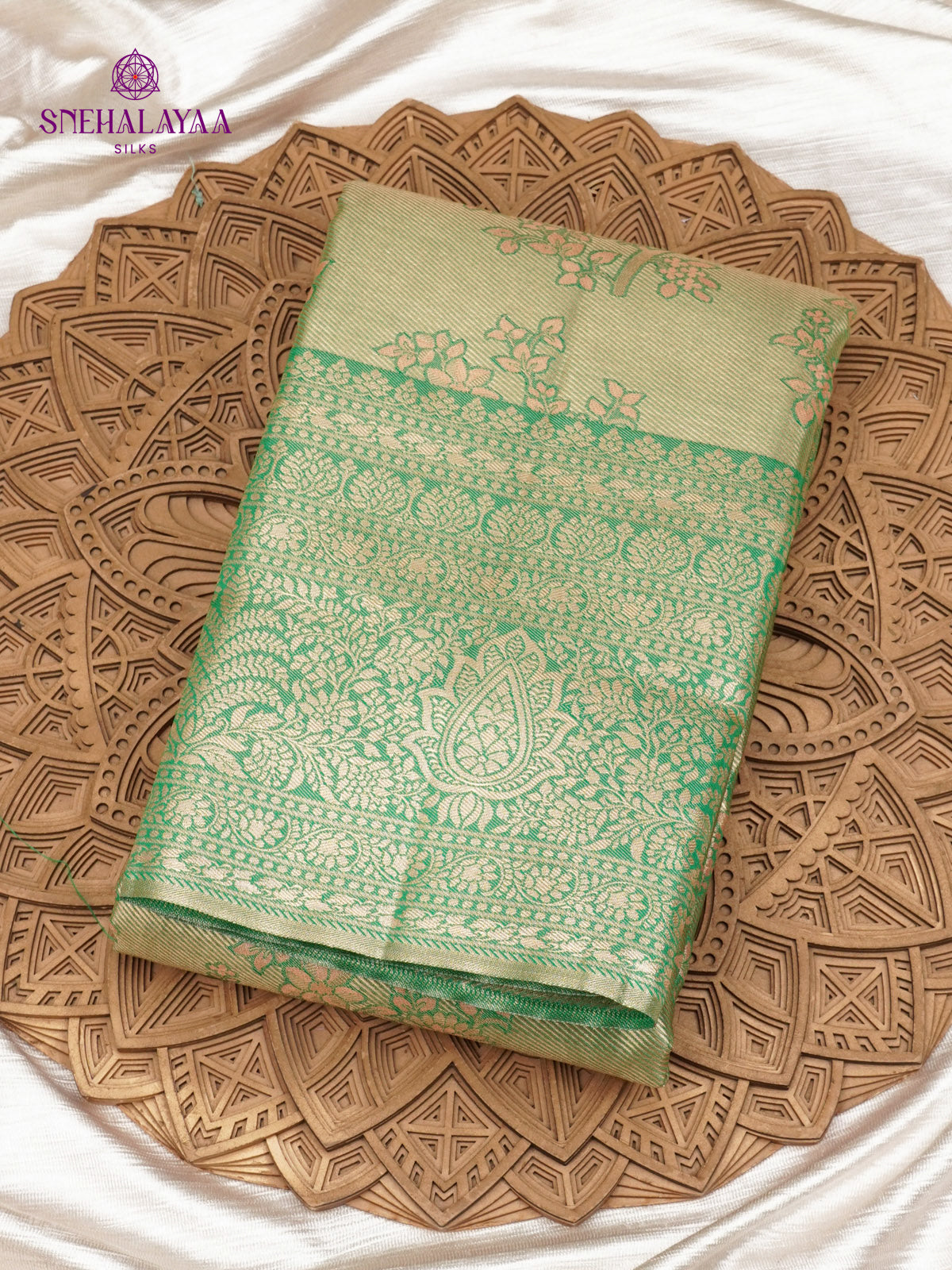 Green Art Silk Saree