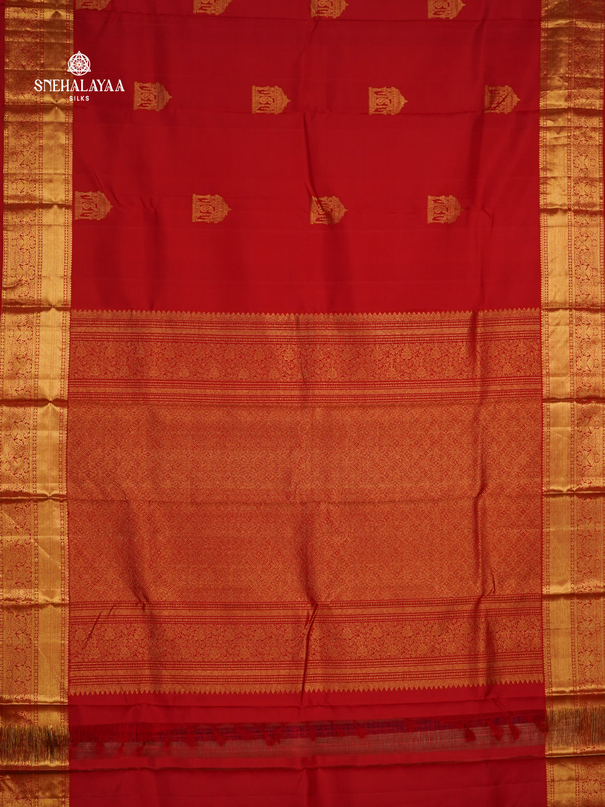 Red Kanjivaram Silk Saree