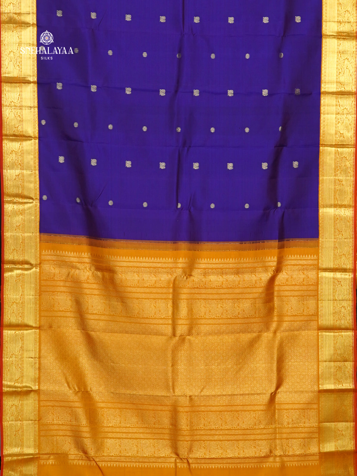Royal Blue Kanjivaram Silk Saree