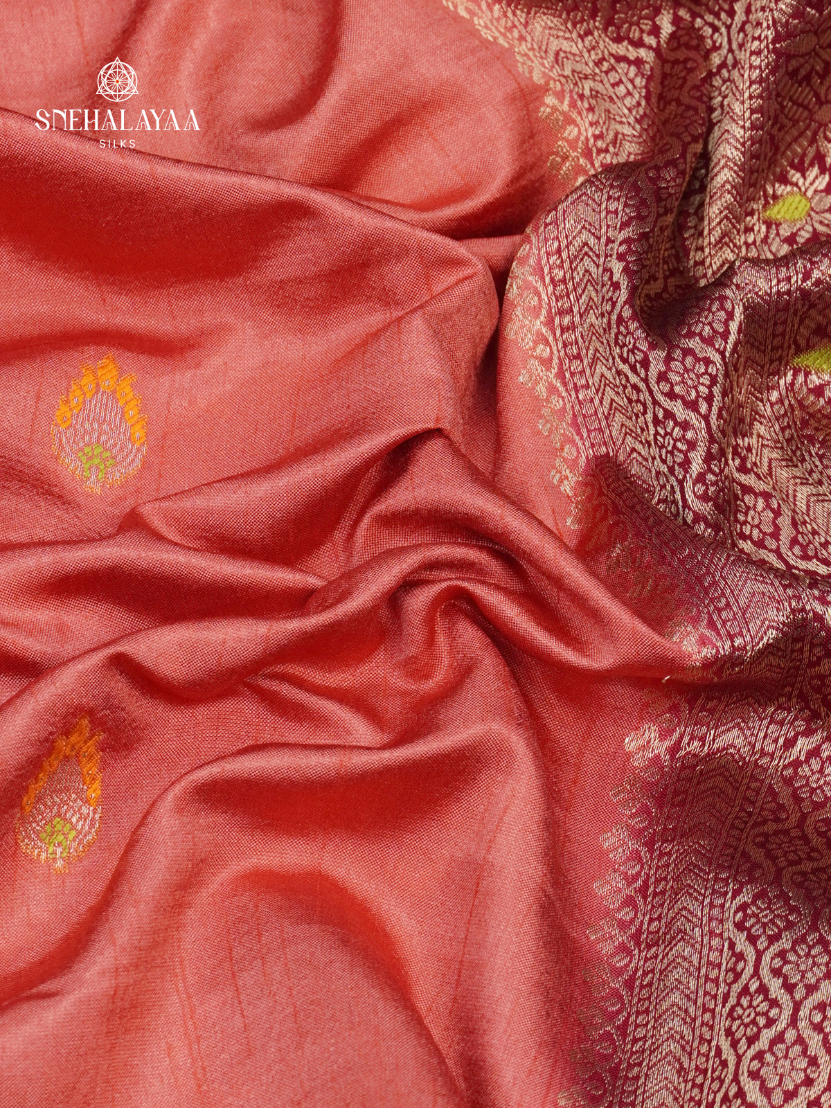 Pink Banaras Dola Silk Saree