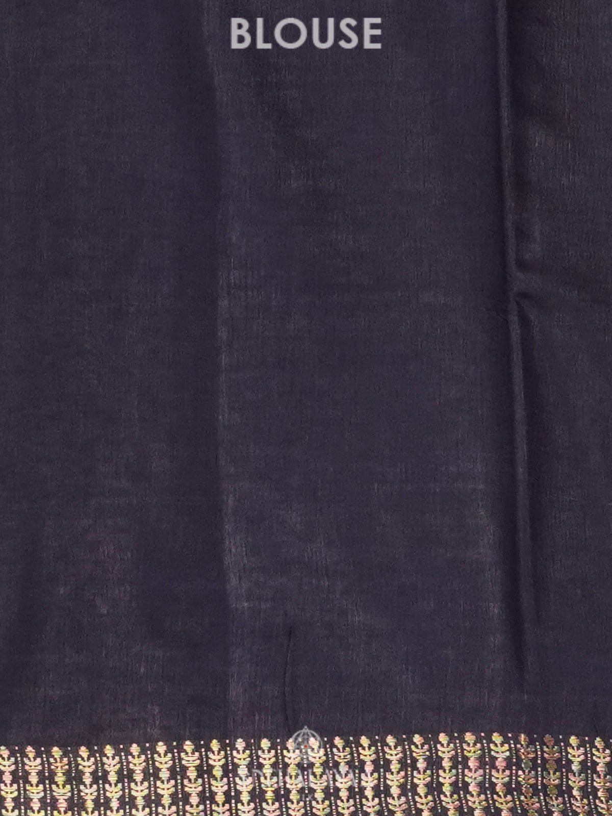 Black Bamboo Silk Saree