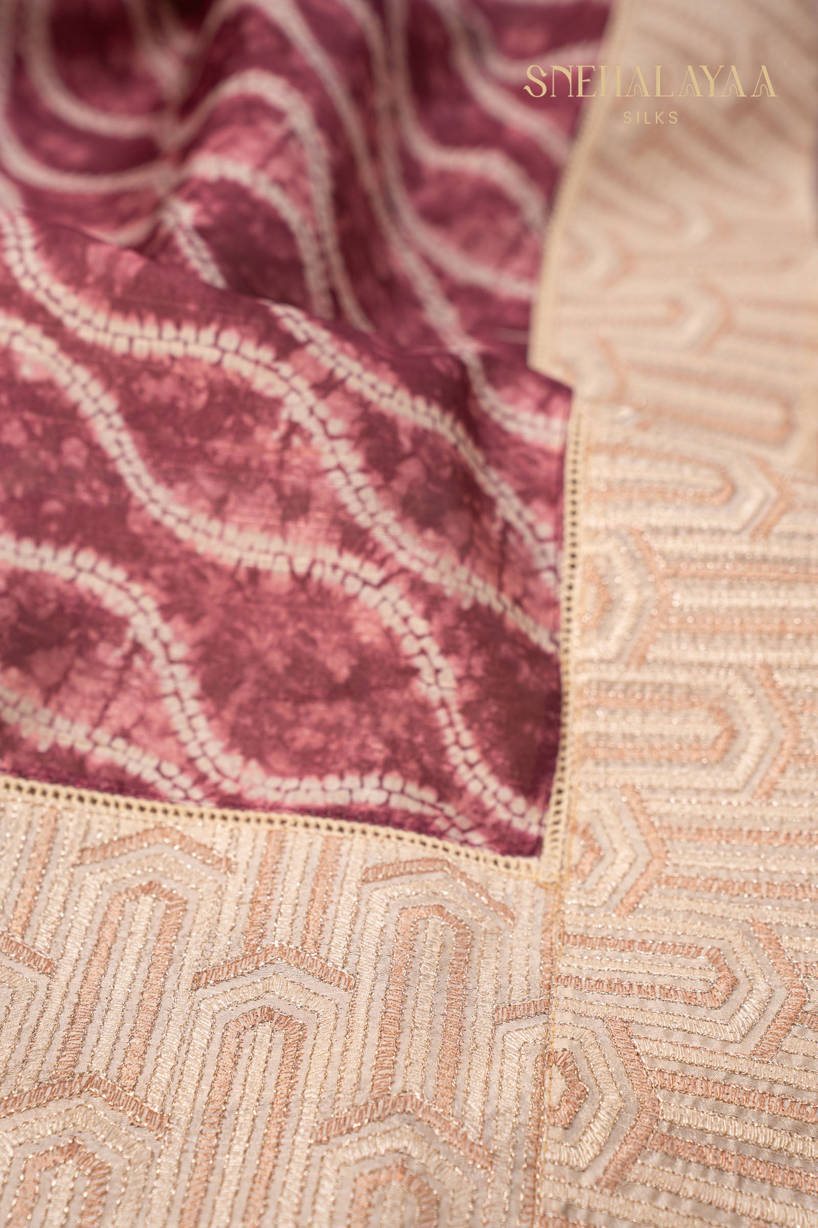 Candy Pink Raw Silk Saree