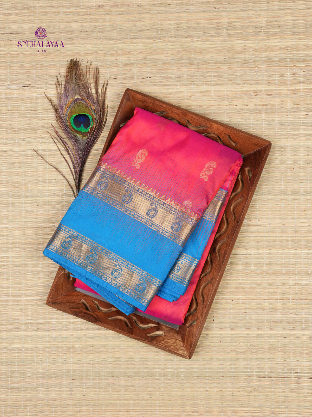 Pink Kanjivaram Silk Saree