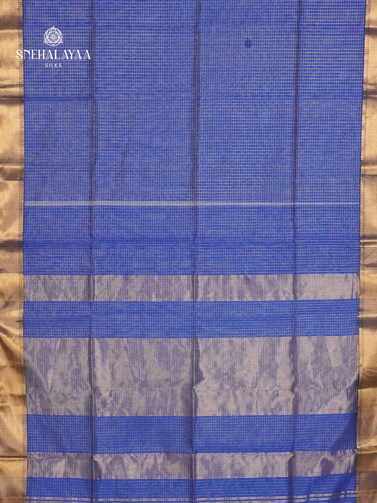 Blue Maheshwari Silk Cotton Saree