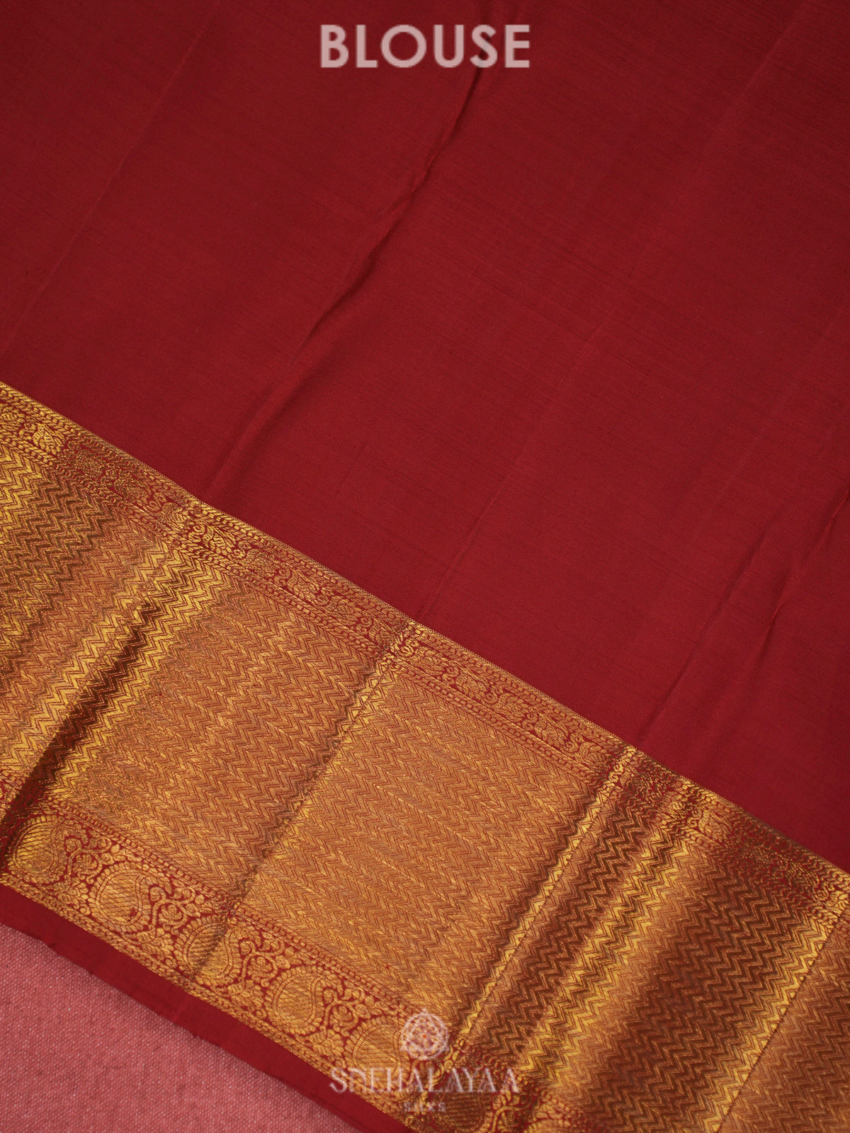 Orange Kanjivaram Silk Saree