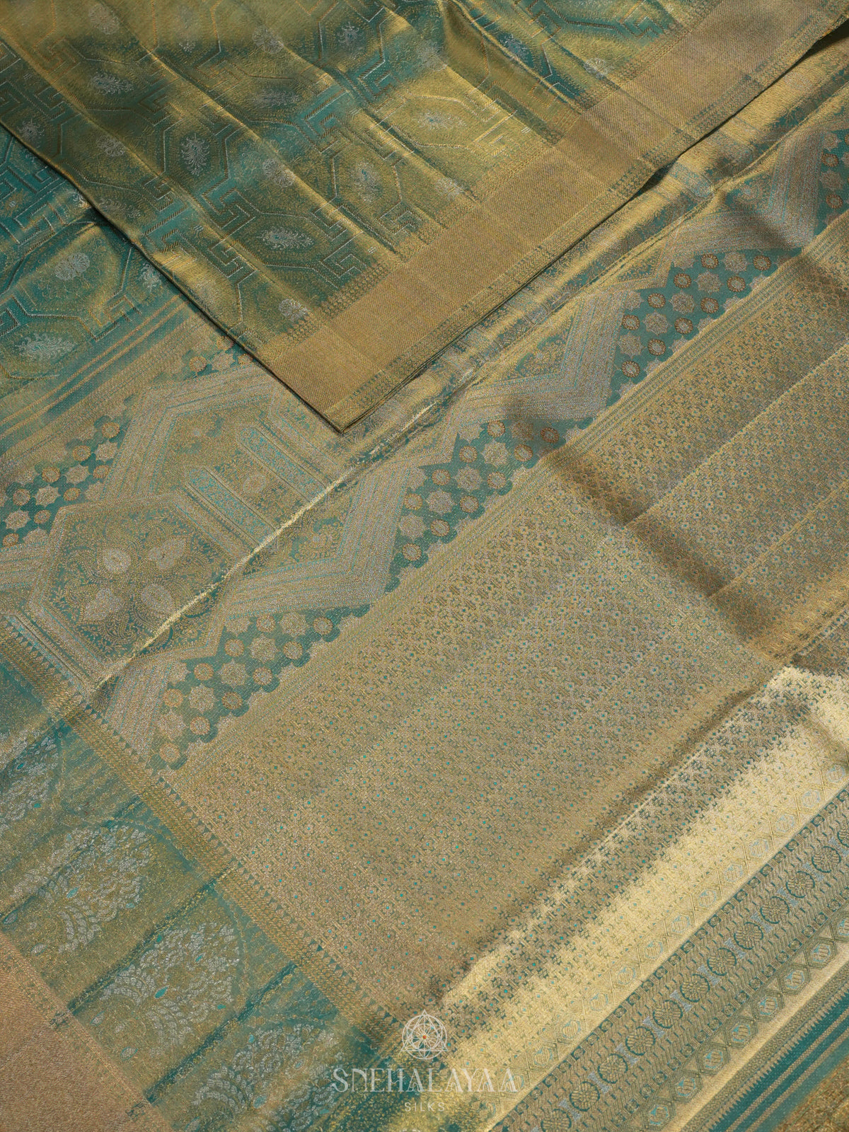 Green Kanjivaram Silk Saree