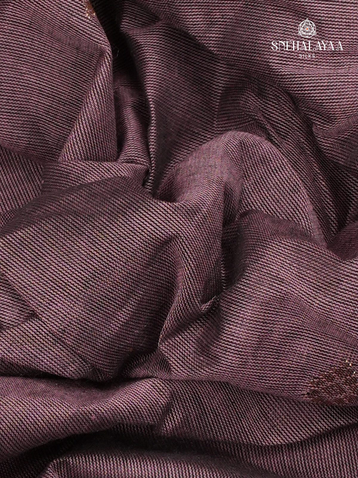 Plum Kanchi Cotton Saree