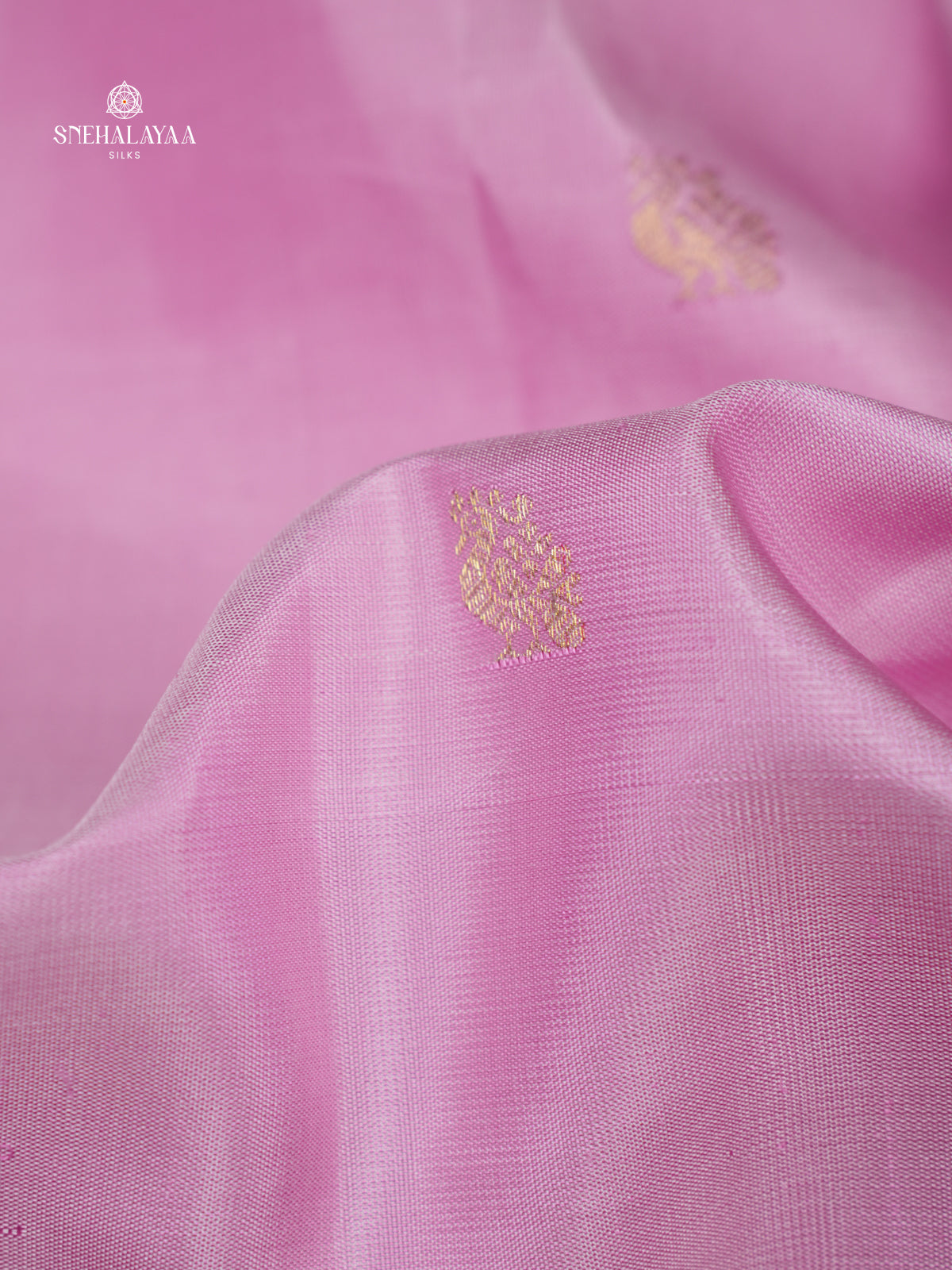 Pale Pink Kanjivaram Silk Saree