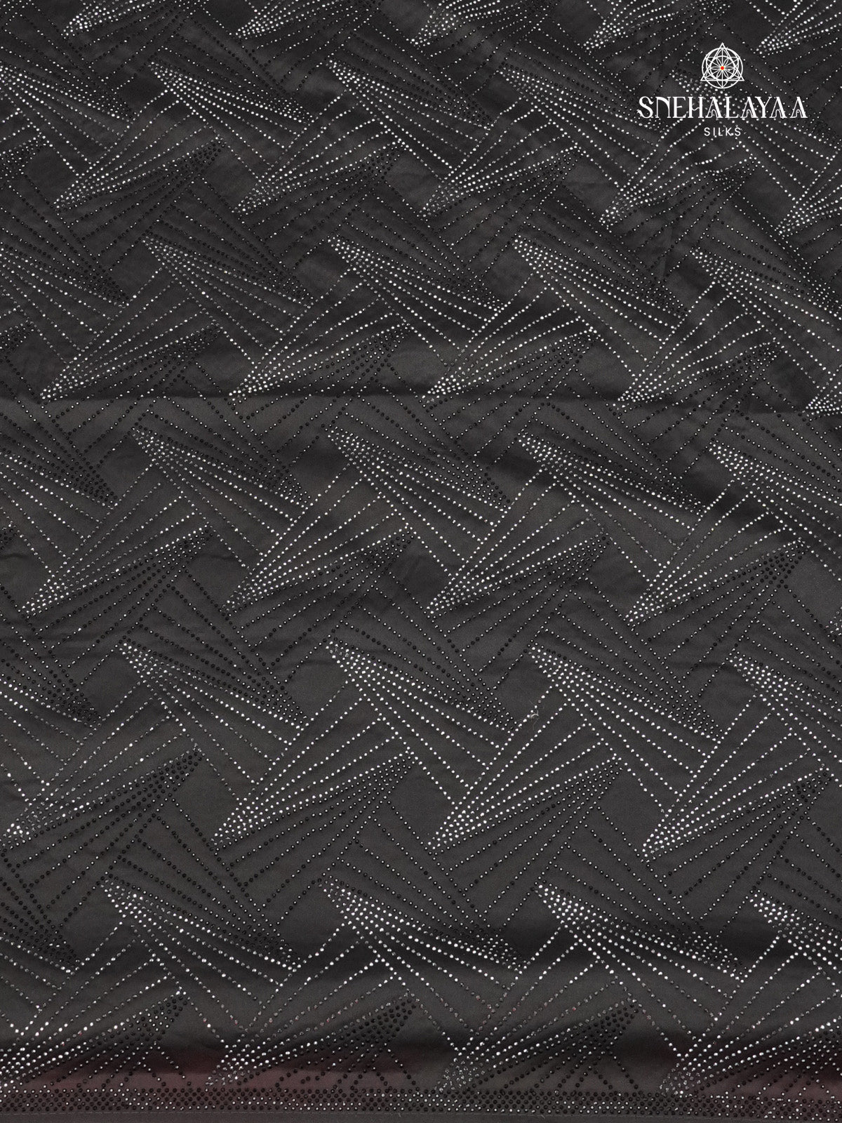 Black Designer Saree